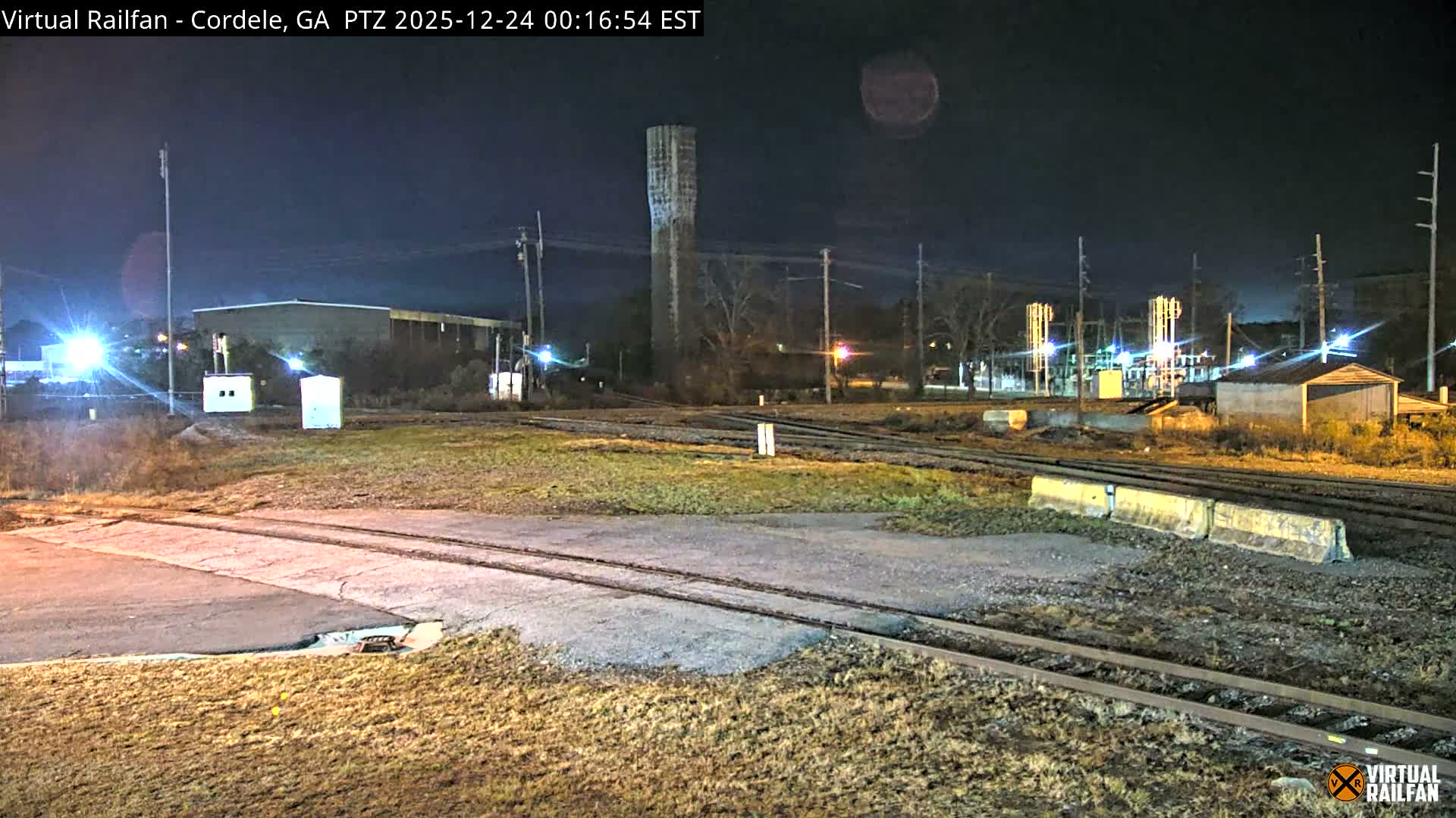 Cordele Railway Park &  CSX/NS&NOG Trains Junction Live Cam - Cordele, Crisp, Georgia, USA