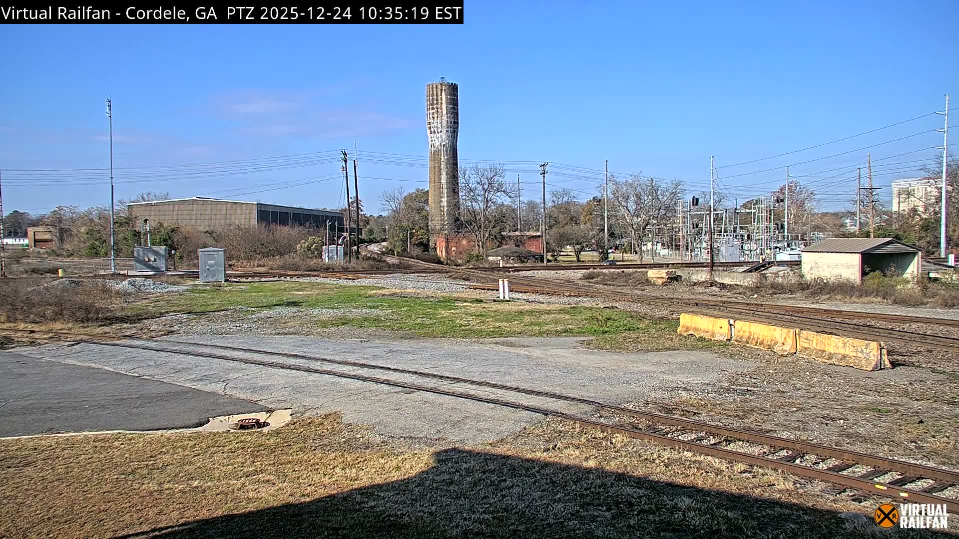 Cordele Railway Park &  CSX/NS&NOG Trains Junction Live Cam - Cordele, Crisp, Georgia, USA