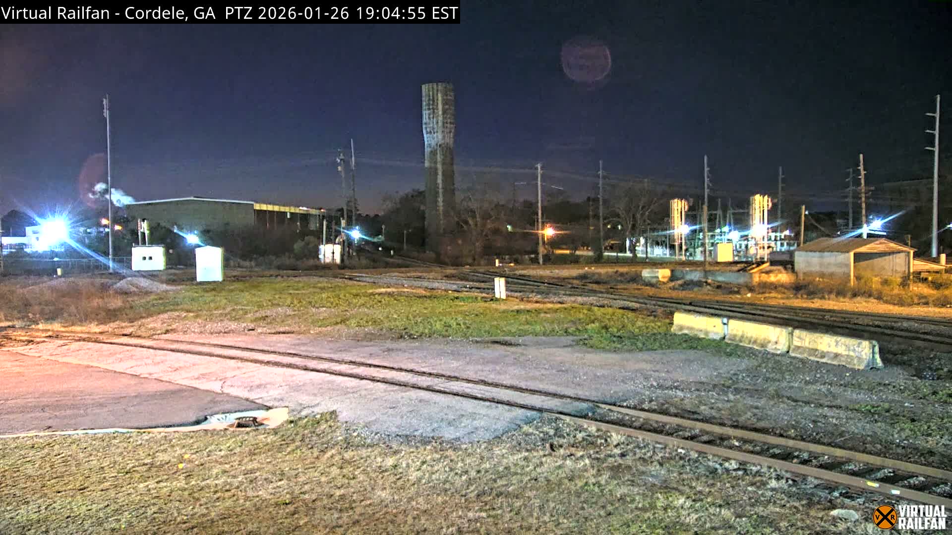 Cordele Railway Park &  CSX/NS&NOG Trains Junction Live Cam - Cordele, Crisp, Georgia, USA
