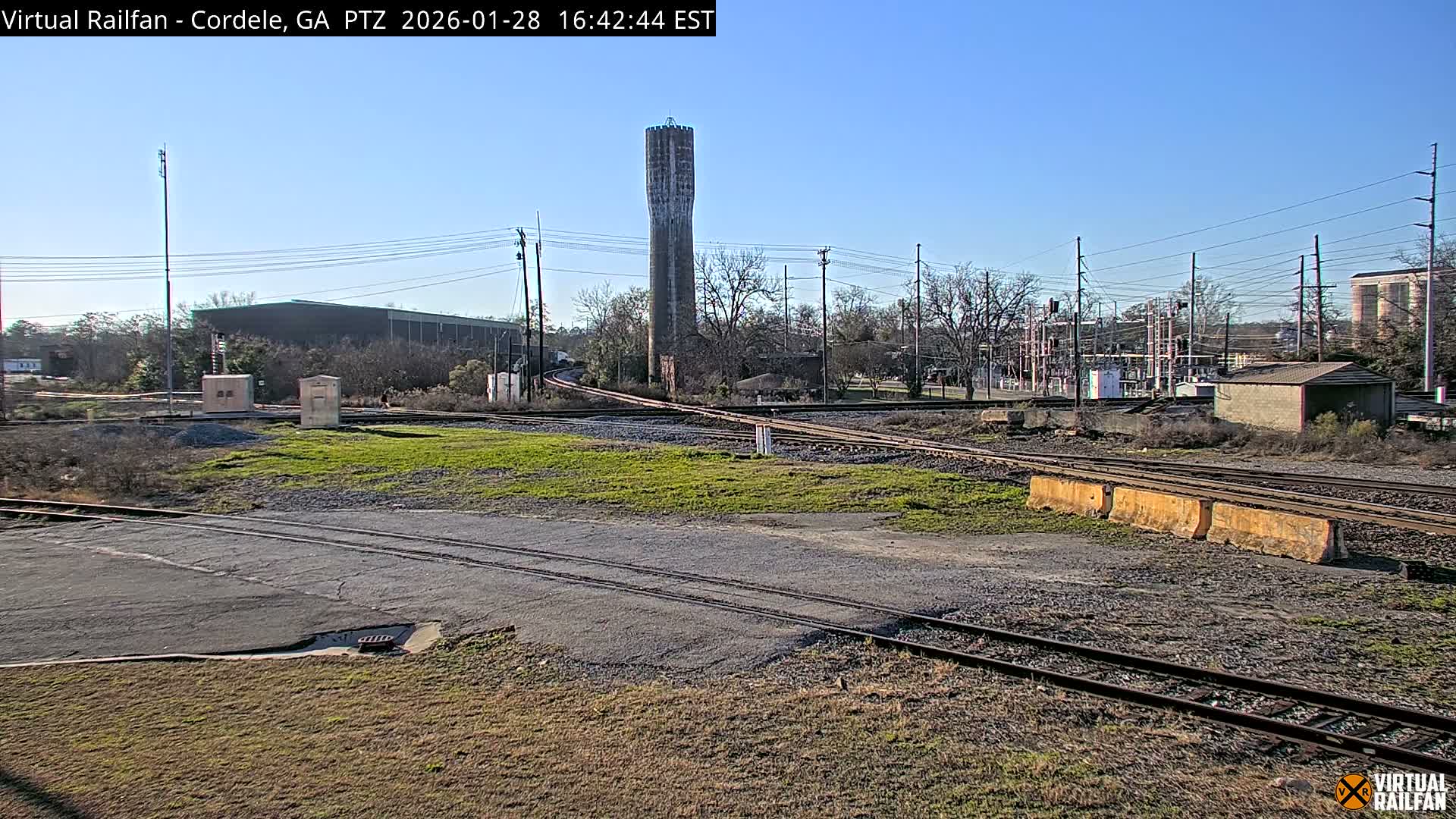 Cordele Railway Park &  CSX/NS&NOG Trains Junction Live Cam - Cordele, Crisp, Georgia, USA