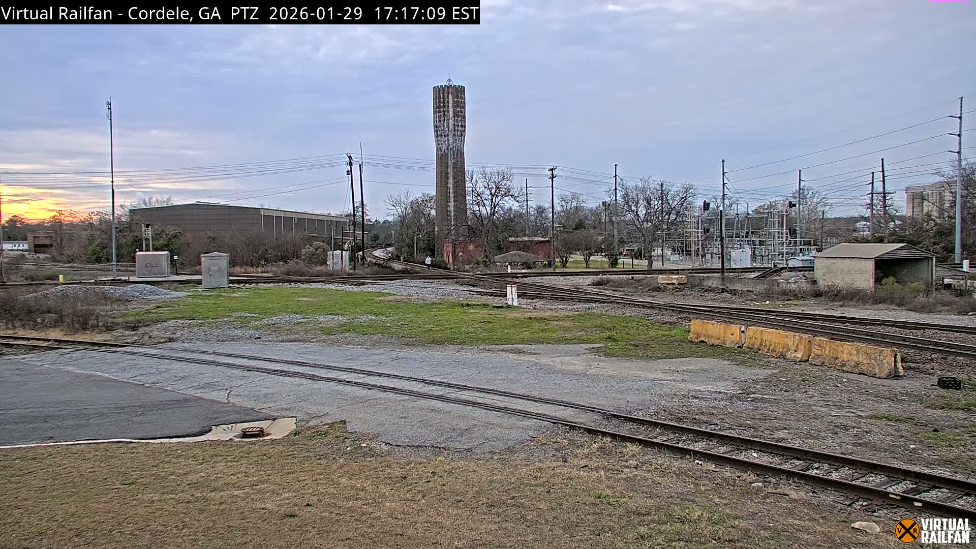 Cordele Railway Park &  CSX/NS&NOG Trains Junction Live Cam - Cordele, Crisp, Georgia, USA