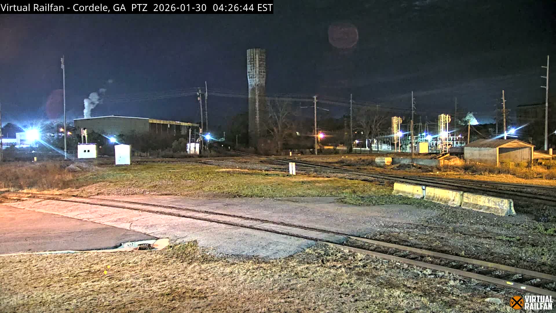 Cordele Railway Park &  CSX/NS&NOG Trains Junction Live Cam - Cordele, Crisp, Georgia, USA