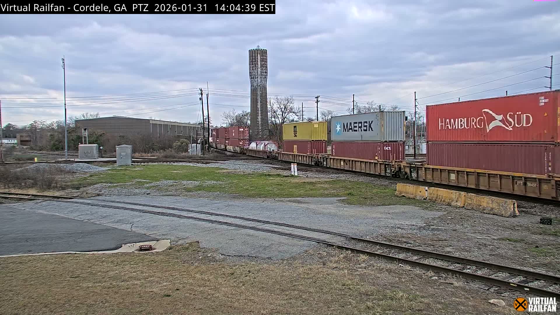 Cordele Railway Park &  CSX/NS&NOG Trains Junction Live Cam - Cordele, Crisp, Georgia, USA