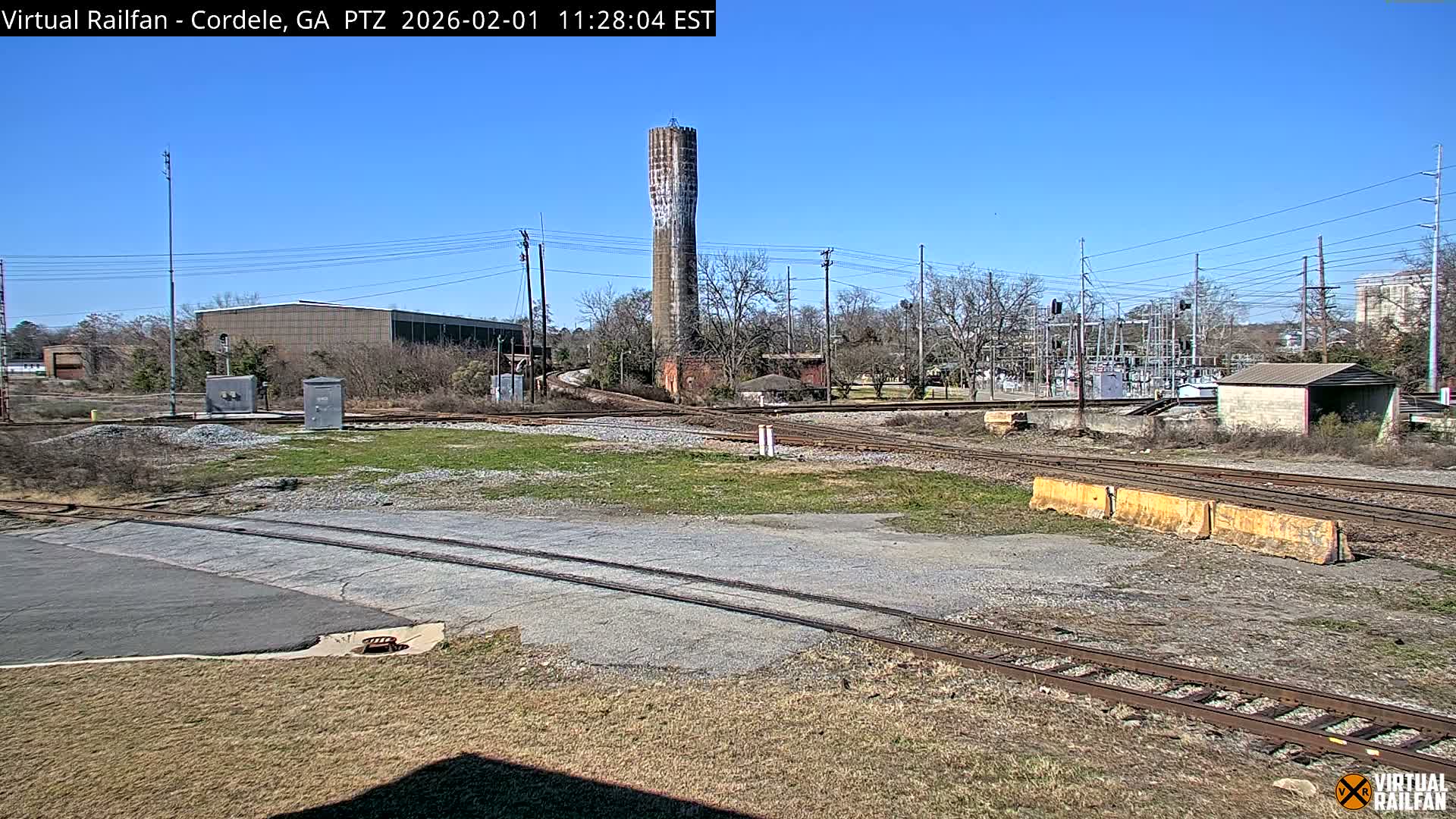 Cordele Railway Park &  CSX/NS&NOG Trains Junction Live Cam - Cordele, Crisp, Georgia, USA