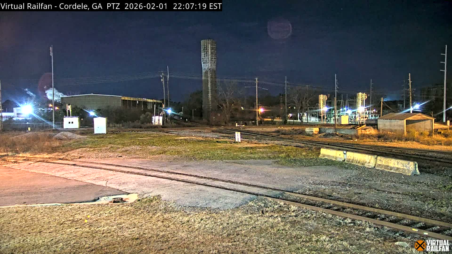 Cordele Railway Park &  CSX/NS&NOG Trains Junction Live Cam - Cordele, Crisp, Georgia, USA