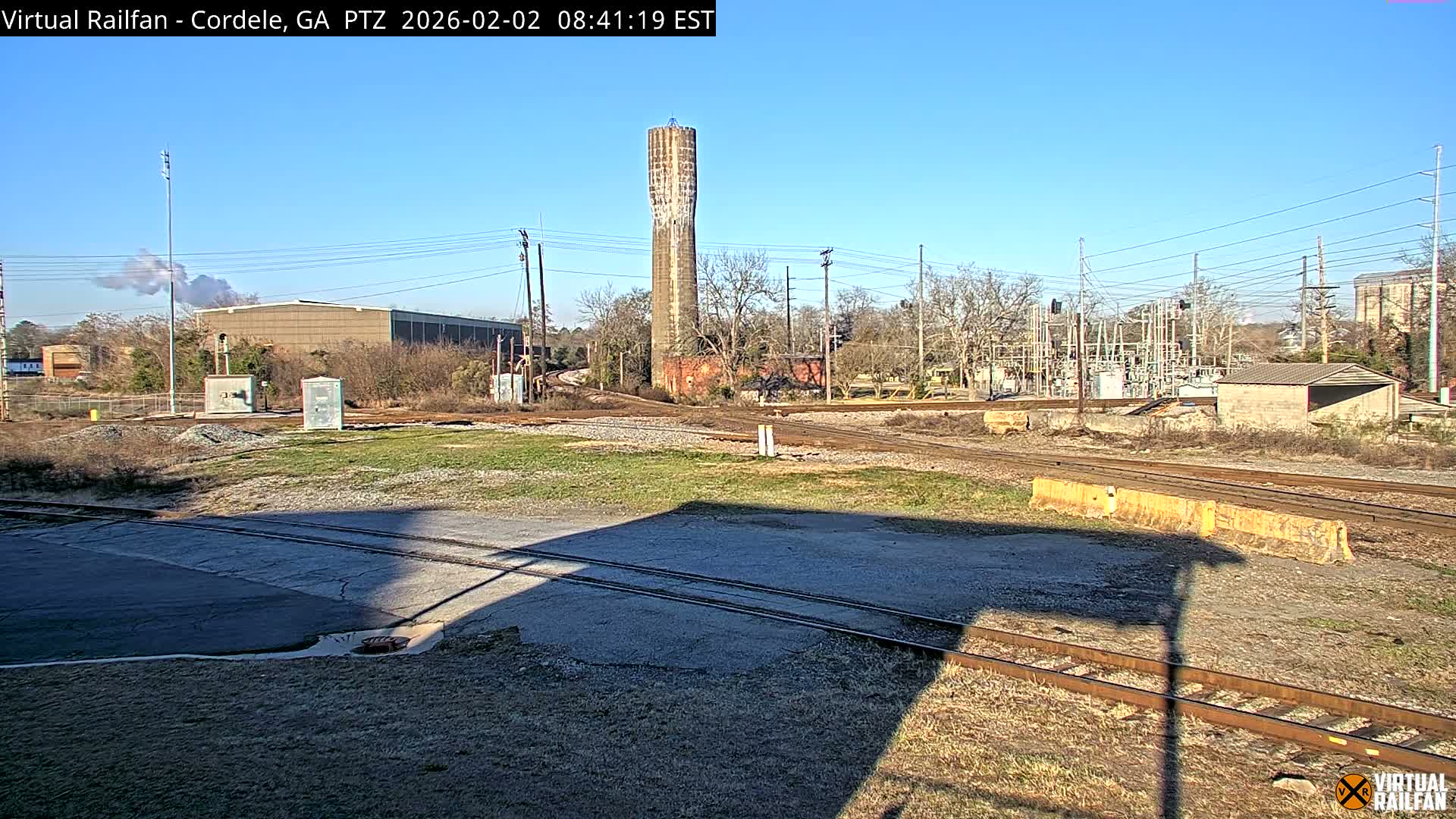 Cordele Railway Park &  CSX/NS&NOG Trains Junction Live Cam - Cordele, Crisp, Georgia, USA