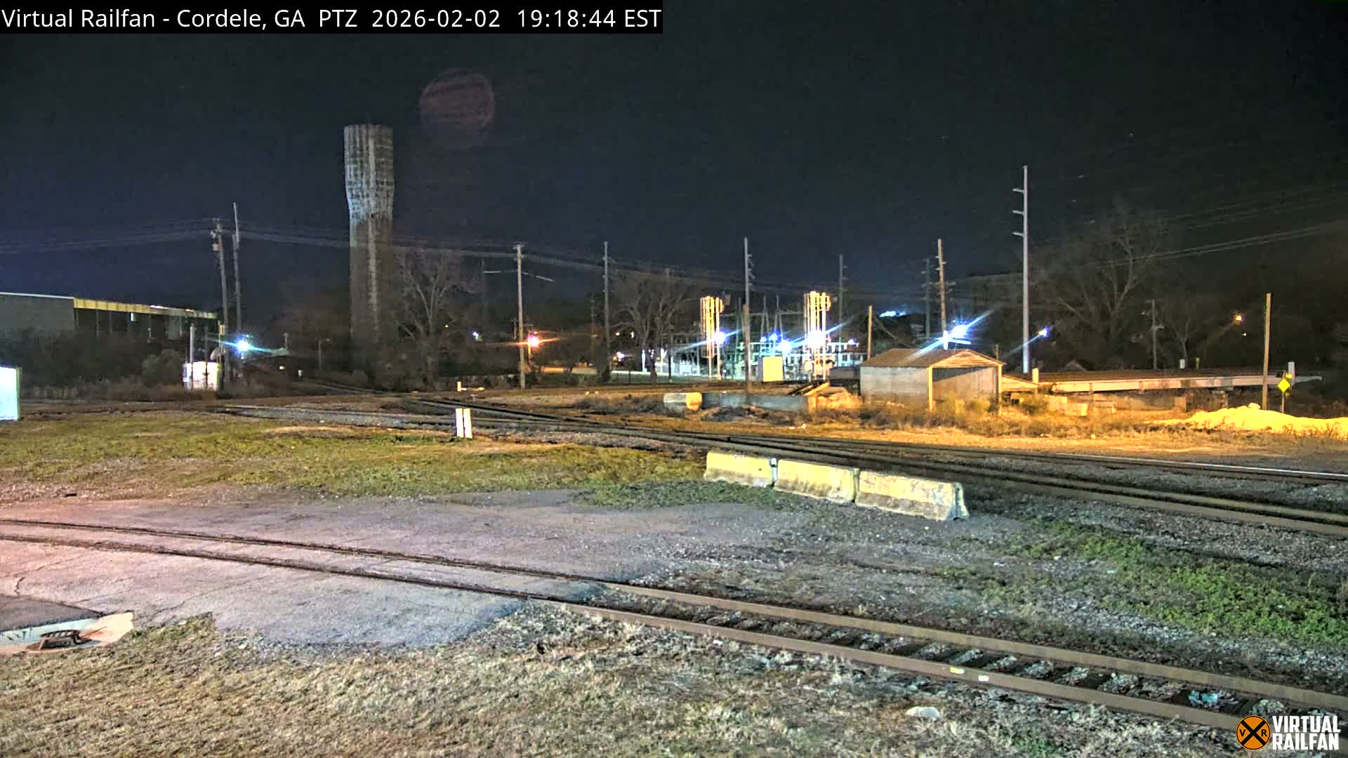 Cordele Railway Park &  CSX/NS&NOG Trains Junction Live Cam - Cordele, Crisp, Georgia, USA