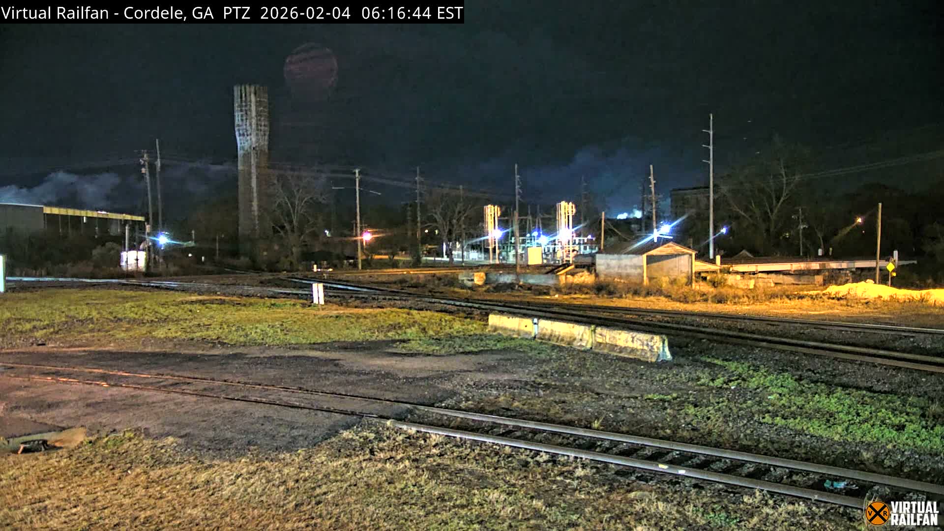 Cordele Railway Park &  CSX/NS&NOG Trains Junction Live Cam - Cordele, Crisp, Georgia, USA