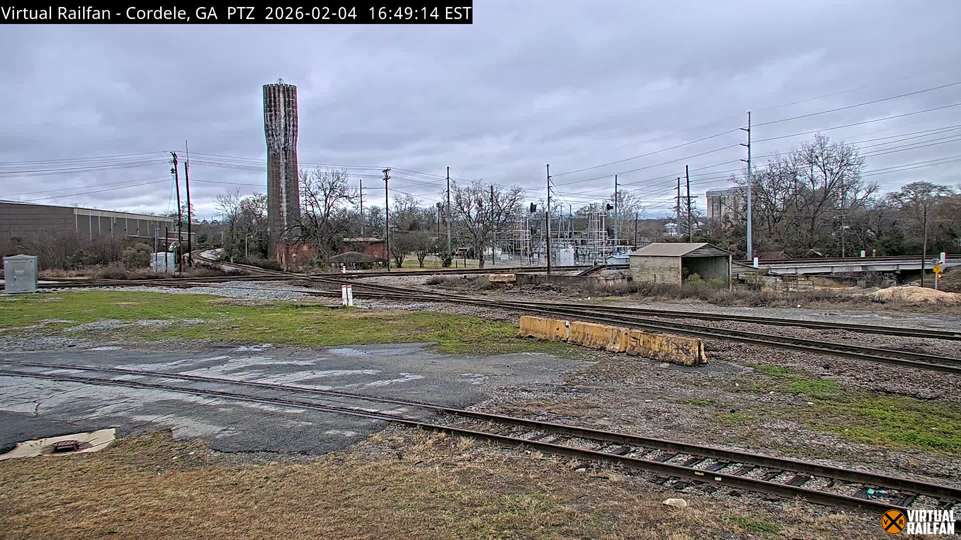 Cordele Railway Park &  CSX/NS&NOG Trains Junction Live Cam - Cordele, Crisp, Georgia, USA