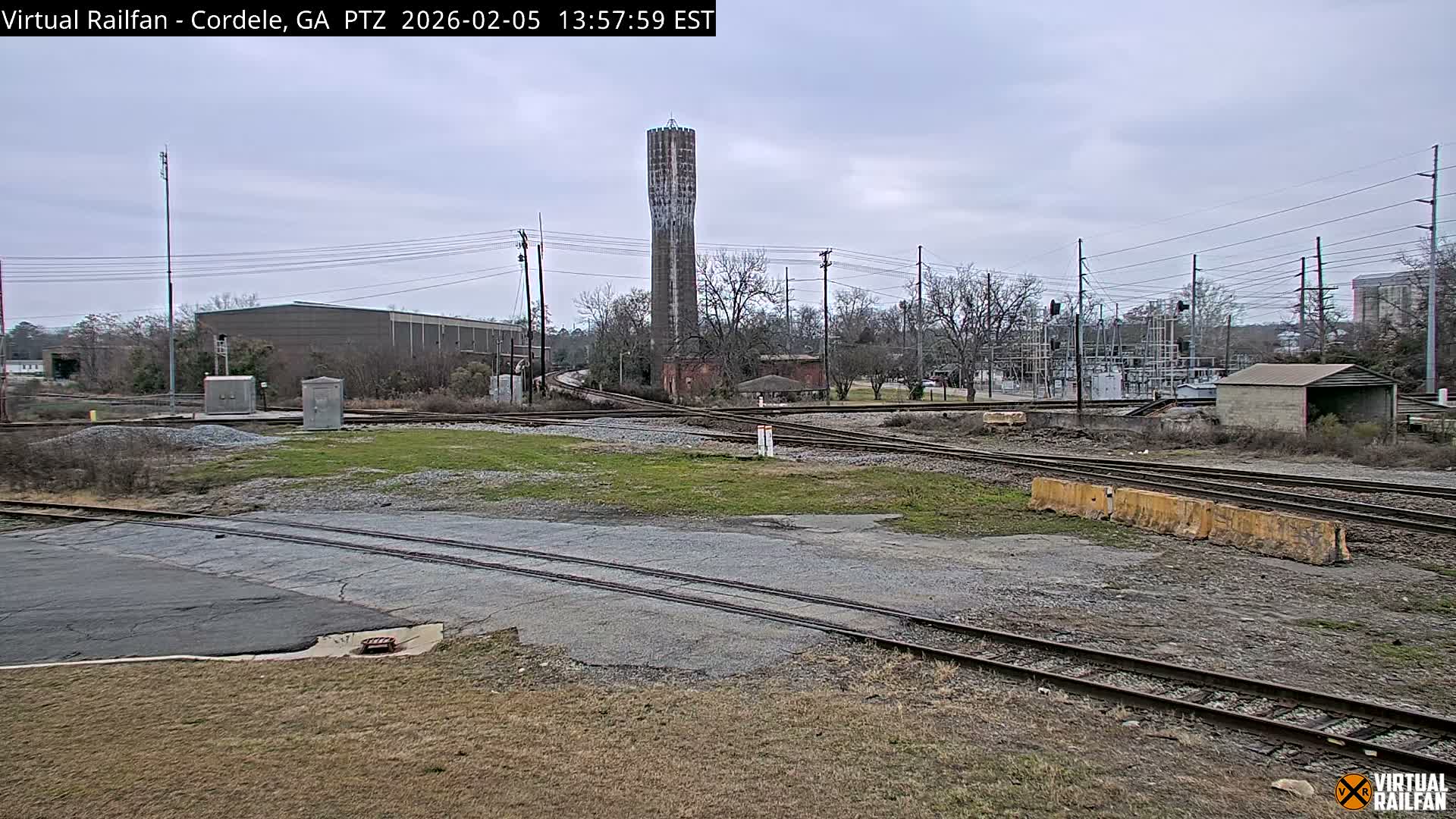 Cordele Railway Park &  CSX/NS&NOG Trains Junction Live Cam - Cordele, Crisp, Georgia, USA