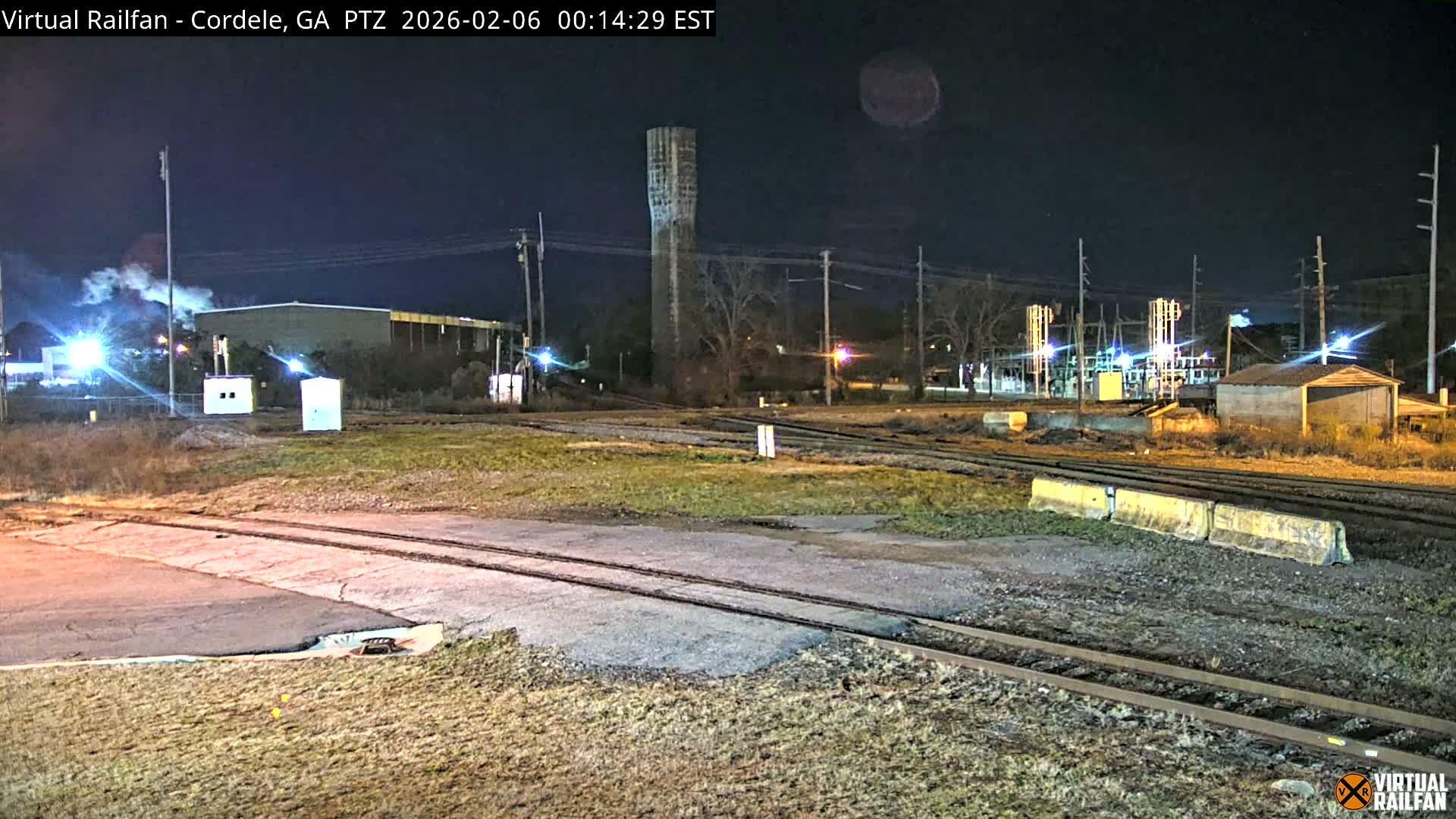 Cordele Railway Park &  CSX/NS&NOG Trains Junction Live Cam - Cordele, Crisp, Georgia, USA