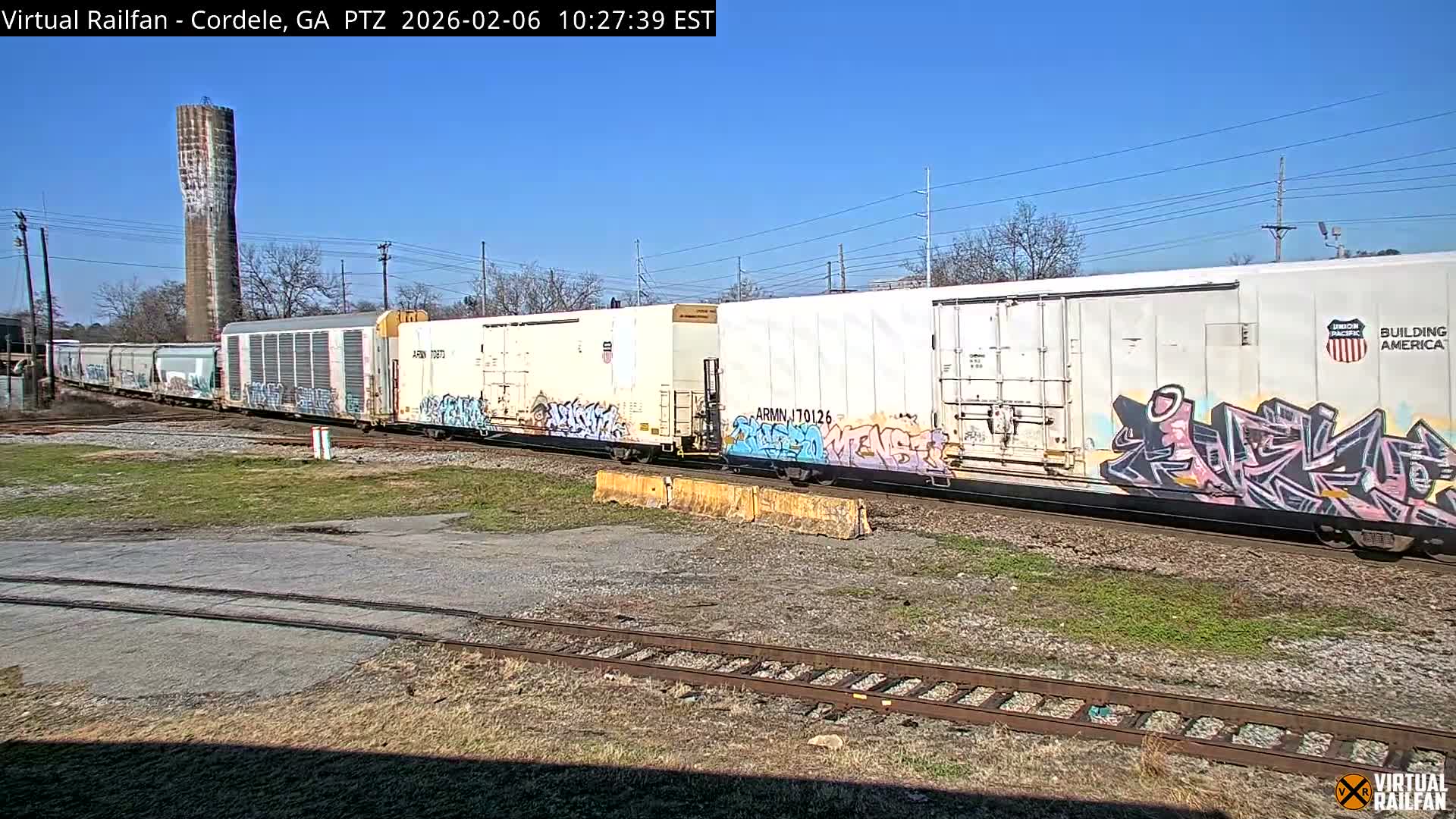 Cordele Railway Park &  CSX/NS&NOG Trains Junction Live Cam - Cordele, Crisp, Georgia, USA