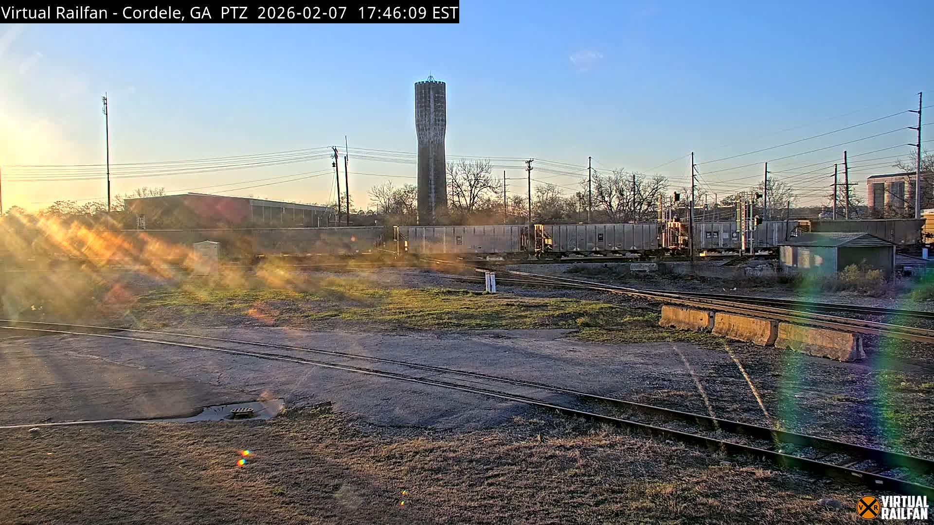 Cordele Railway Park &  CSX/NS&NOG Trains Junction Live Cam - Cordele, Crisp, Georgia, USA