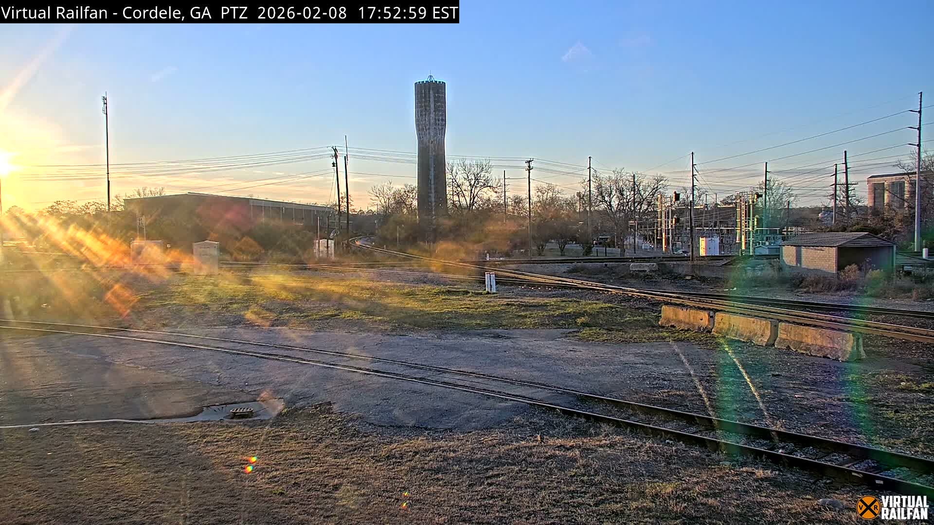 Cordele Railway Park &  CSX/NS&NOG Trains Junction Live Cam - Cordele, Crisp, Georgia, USA