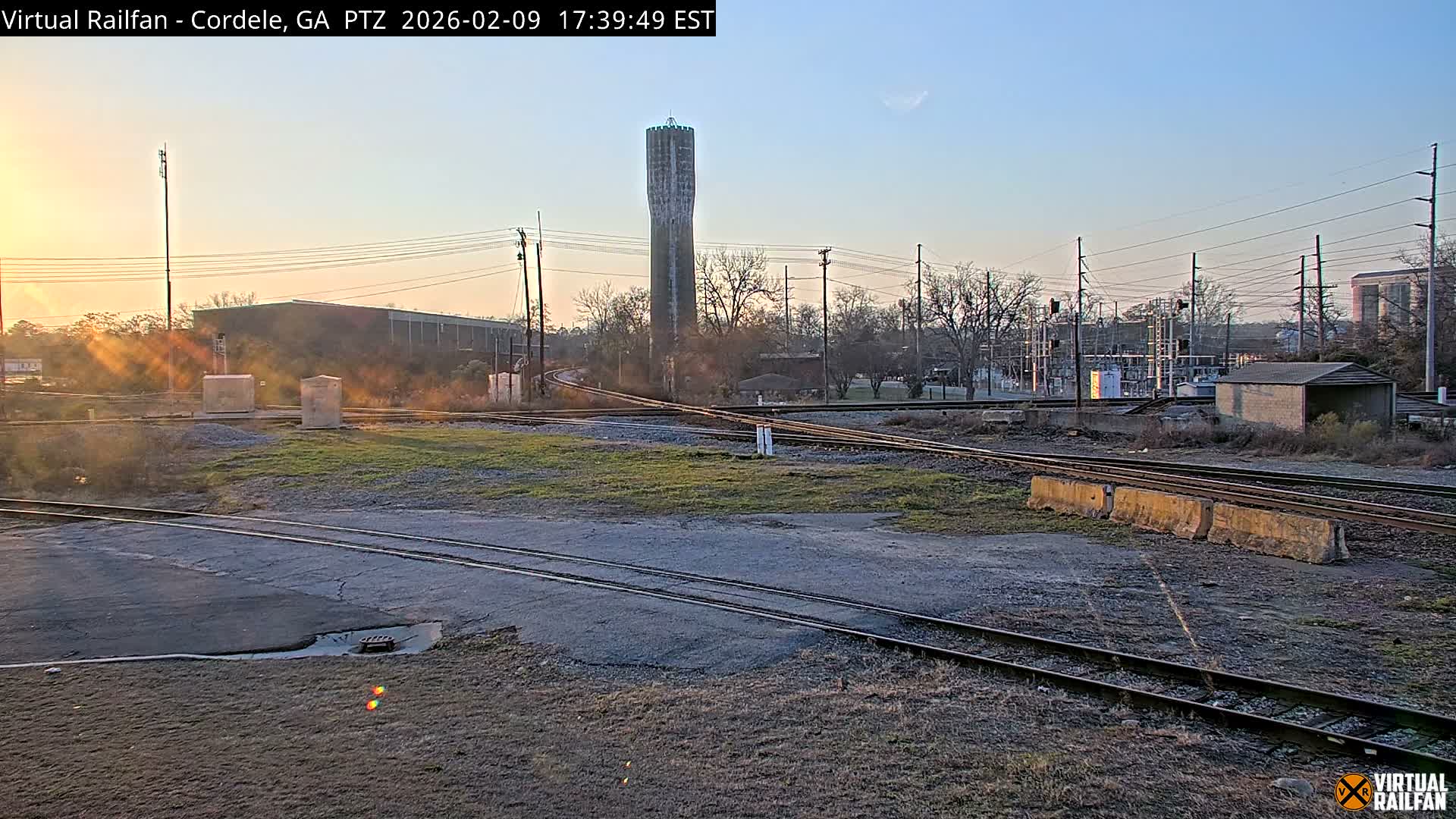 Cordele Railway Park &  CSX/NS&NOG Trains Junction Live Cam - Cordele, Crisp, Georgia, USA