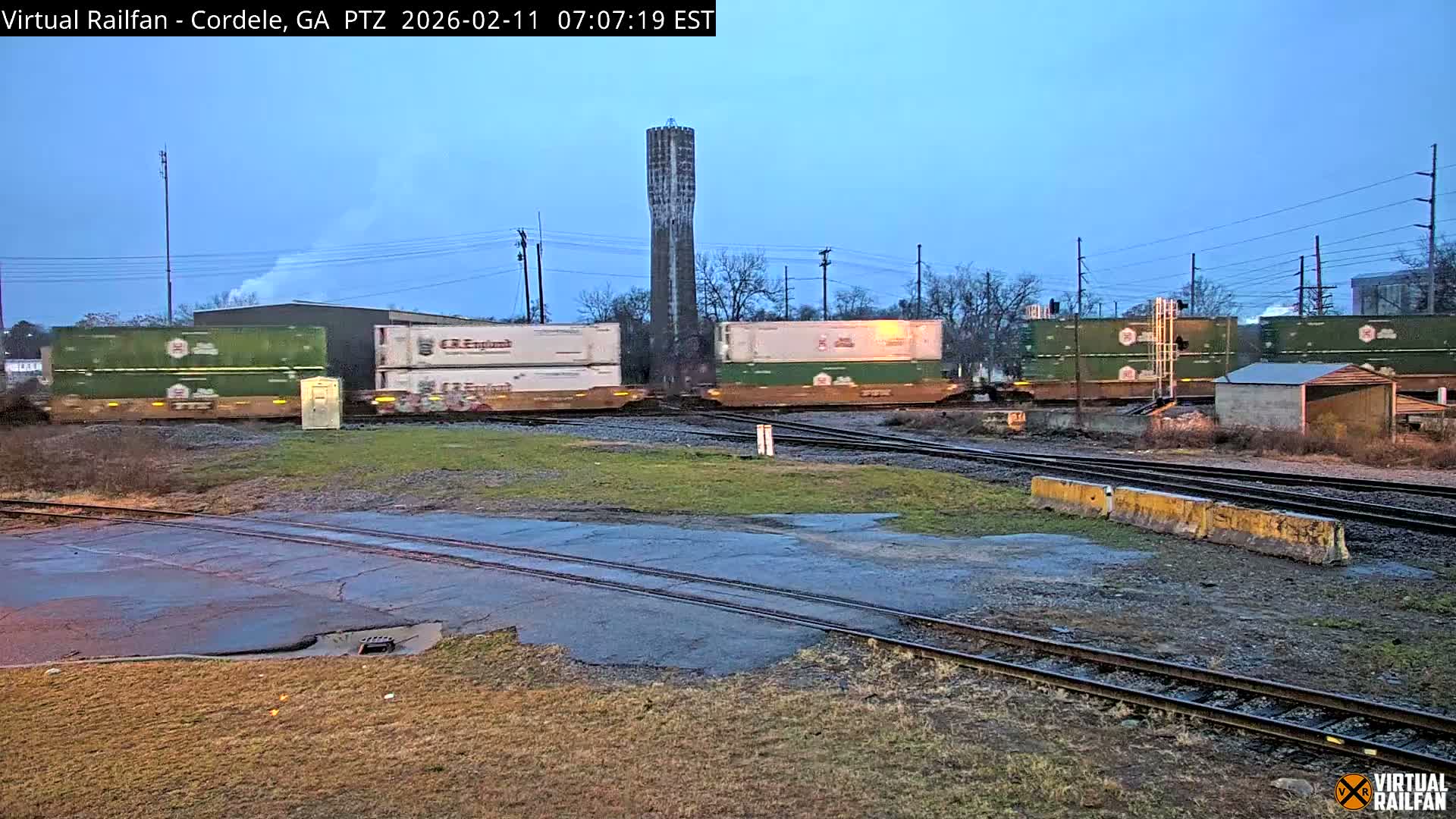Cordele Railway Park &  CSX/NS&NOG Trains Junction Live Cam - Cordele, Crisp, Georgia, USA