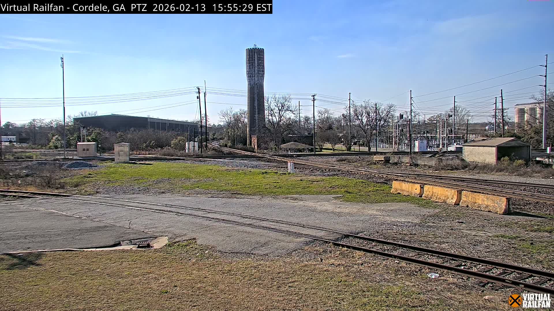 Cordele Railway Park &  CSX/NS&NOG Trains Junction Live Cam - Cordele, Crisp, Georgia, USA