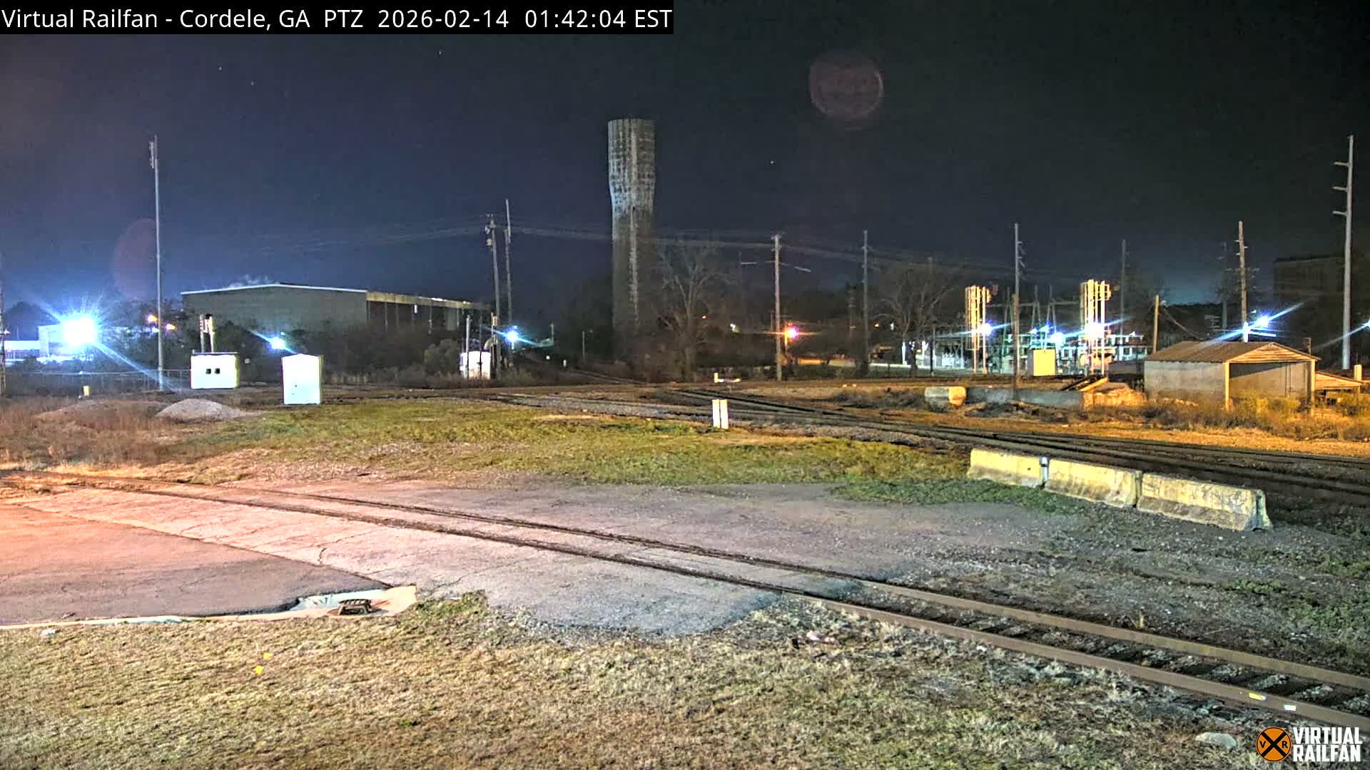 Cordele Railway Park &  CSX/NS&NOG Trains Junction Live Cam - Cordele, Crisp, Georgia, USA