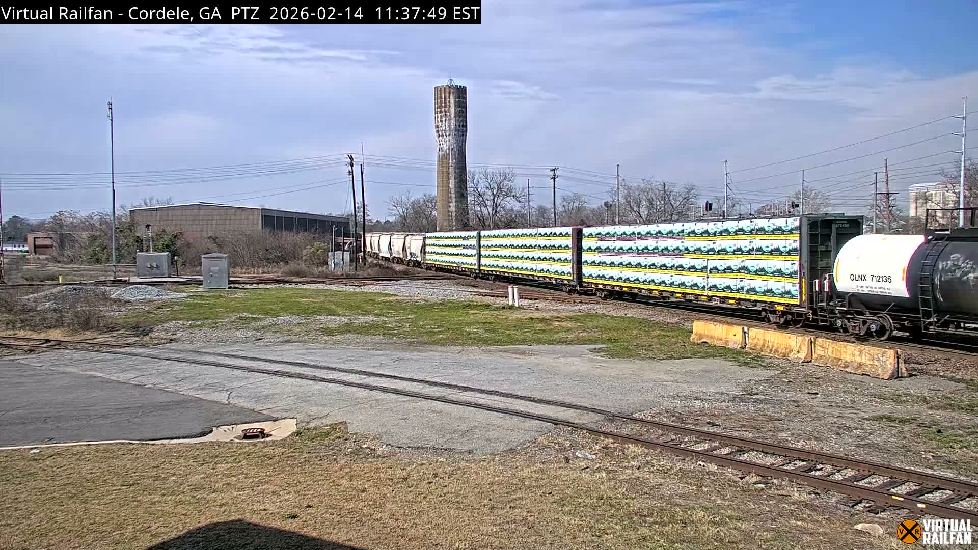 Cordele Railway Park &  CSX/NS&NOG Trains Junction Live Cam - Cordele, Crisp, Georgia, USA