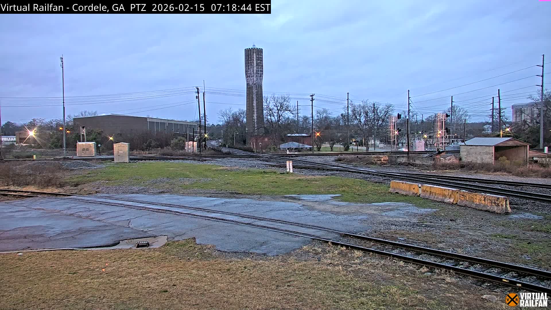 Cordele Railway Park &  CSX/NS&NOG Trains Junction Live Cam - Cordele, Crisp, Georgia, USA