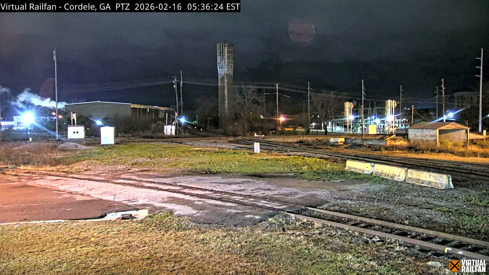 Cordele Railway Park &  CSX/NS&NOG Trains Junction Live Cam - Cordele, Crisp, Georgia, USA