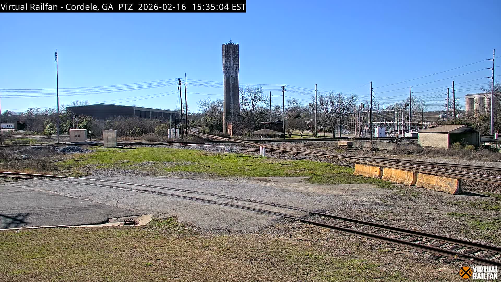 Cordele Railway Park &  CSX/NS&NOG Trains Junction Live Cam - Cordele, Crisp, Georgia, USA