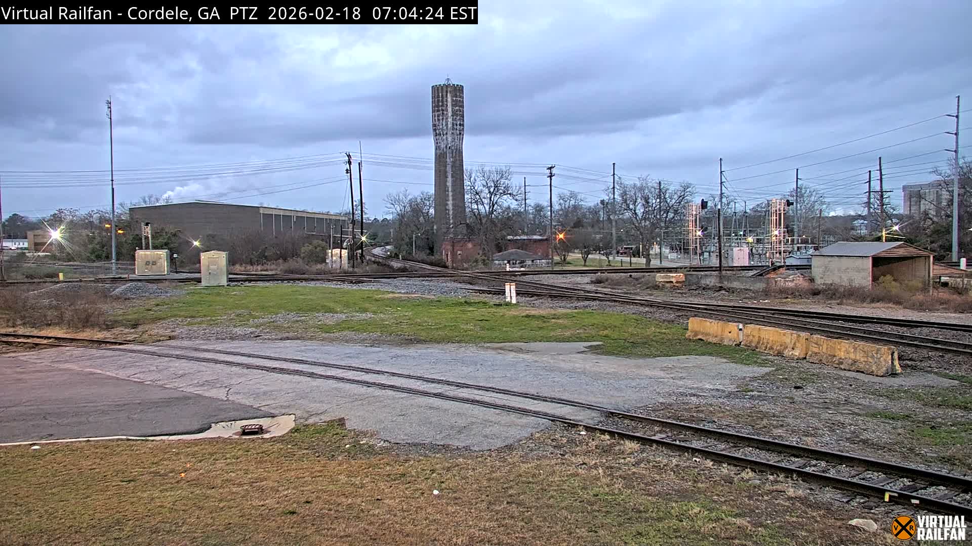 Cordele Railway Park &  CSX/NS&NOG Trains Junction Live Cam - Cordele, Crisp, Georgia, USA