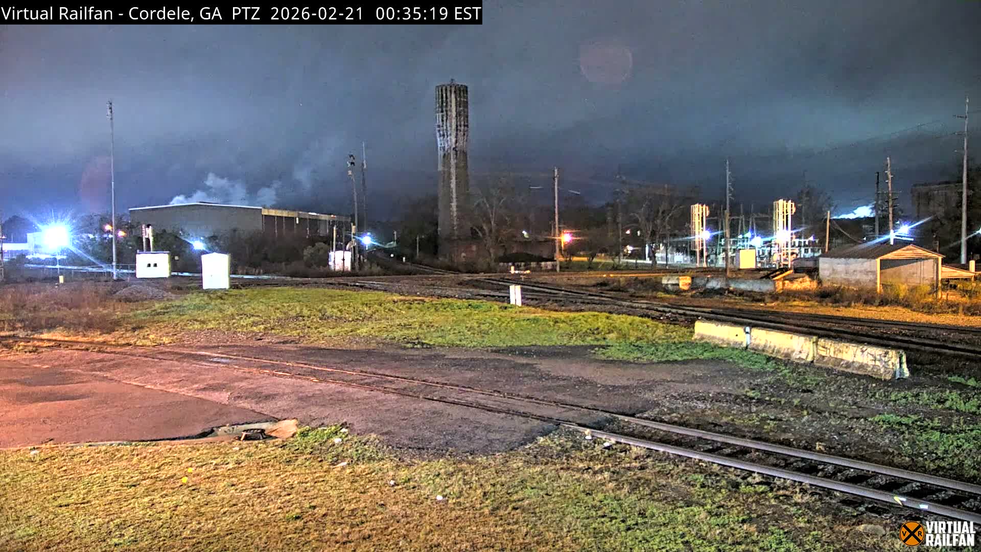 Cordele Railway Park &  CSX/NS&NOG Trains Junction Live Cam - Cordele, Crisp, Georgia, USA