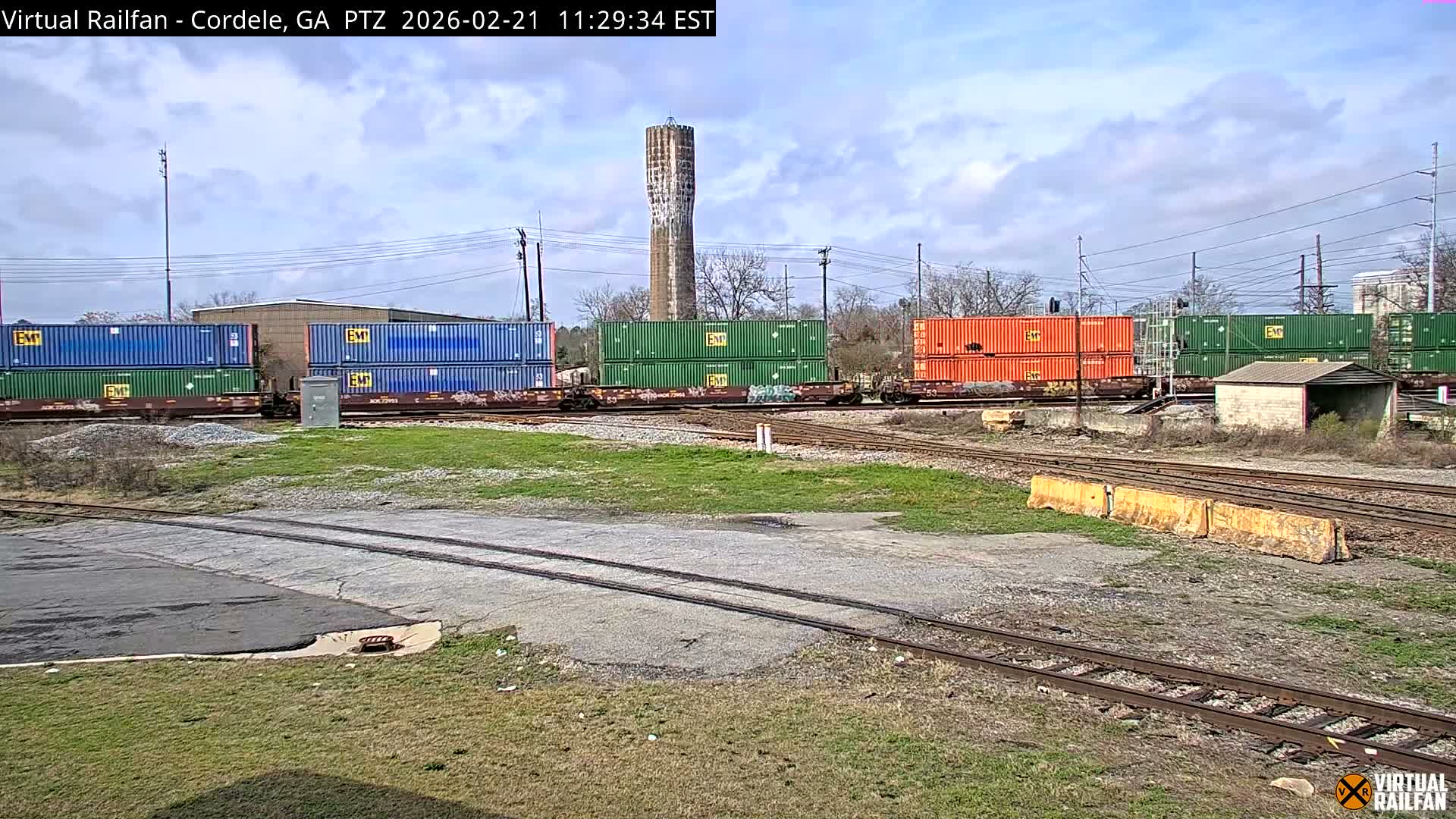 Cordele Railway Park &  CSX/NS&NOG Trains Junction Live Cam - Cordele, Crisp, Georgia, USA