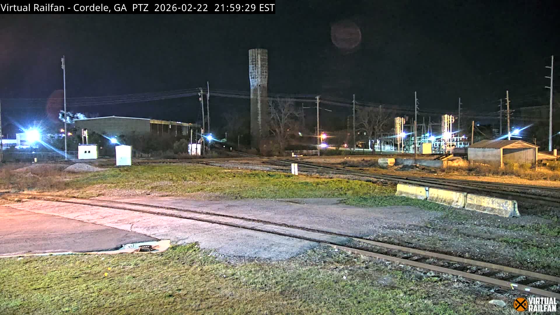 Cordele Railway Park &  CSX/NS&NOG Trains Junction Live Cam - Cordele, Crisp, Georgia, USA