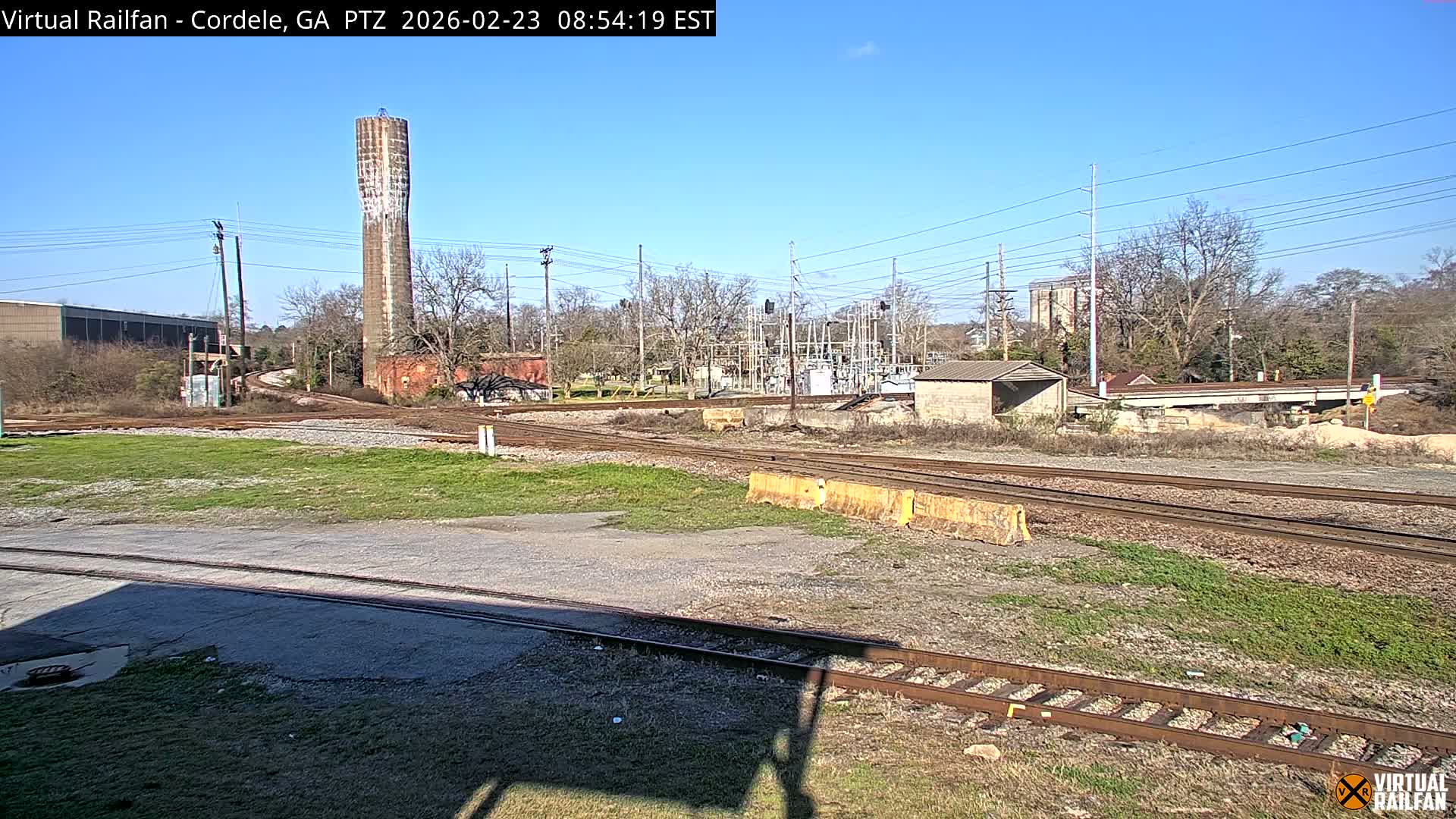 Cordele Railway Park &  CSX/NS&NOG Trains Junction Live Cam - Cordele, Crisp, Georgia, USA