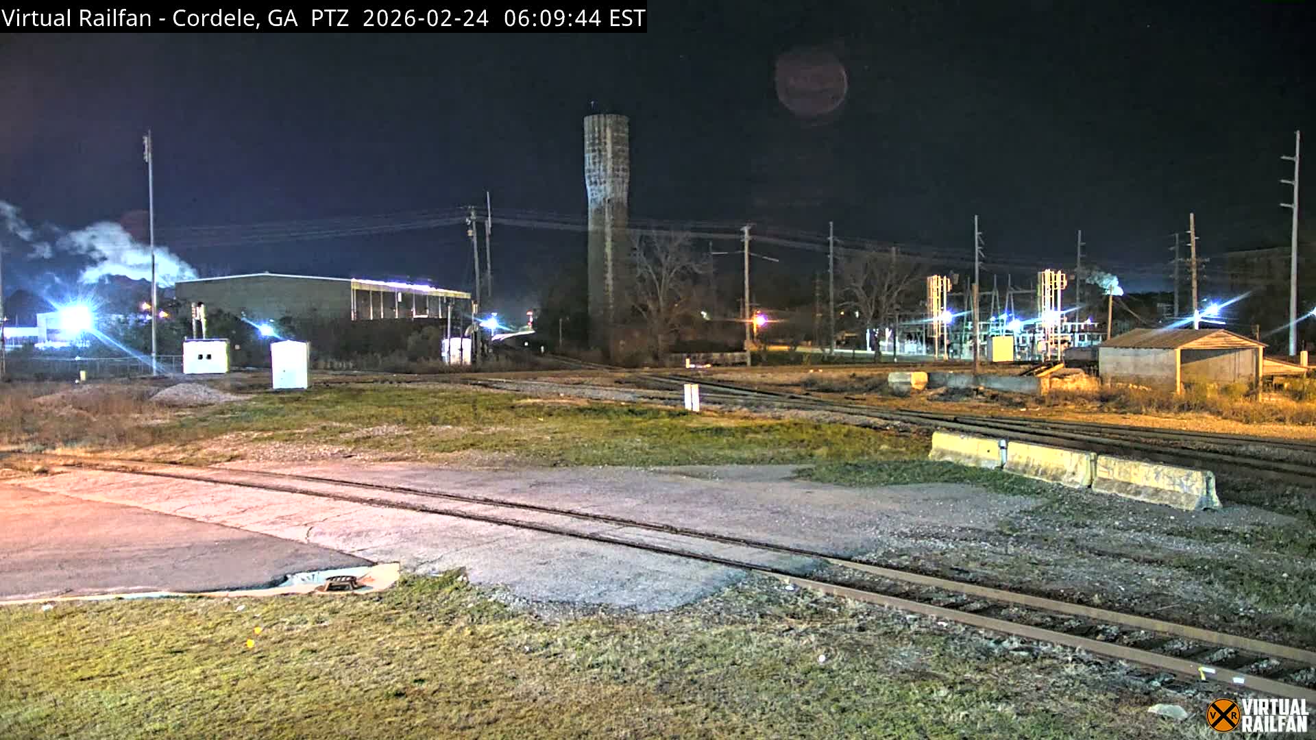 Cordele Railway Park &  CSX/NS&NOG Trains Junction Live Cam - Cordele, Crisp, Georgia, USA