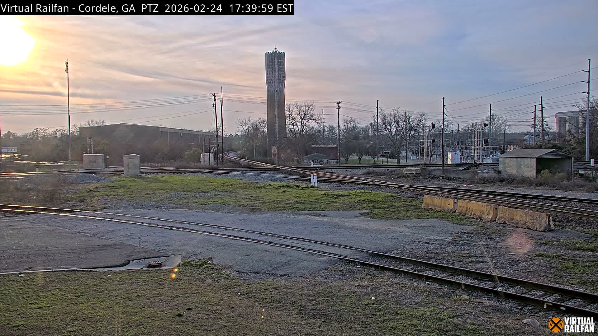 Cordele Railway Park &  CSX/NS&NOG Trains Junction Live Cam - Cordele, Crisp, Georgia, USA