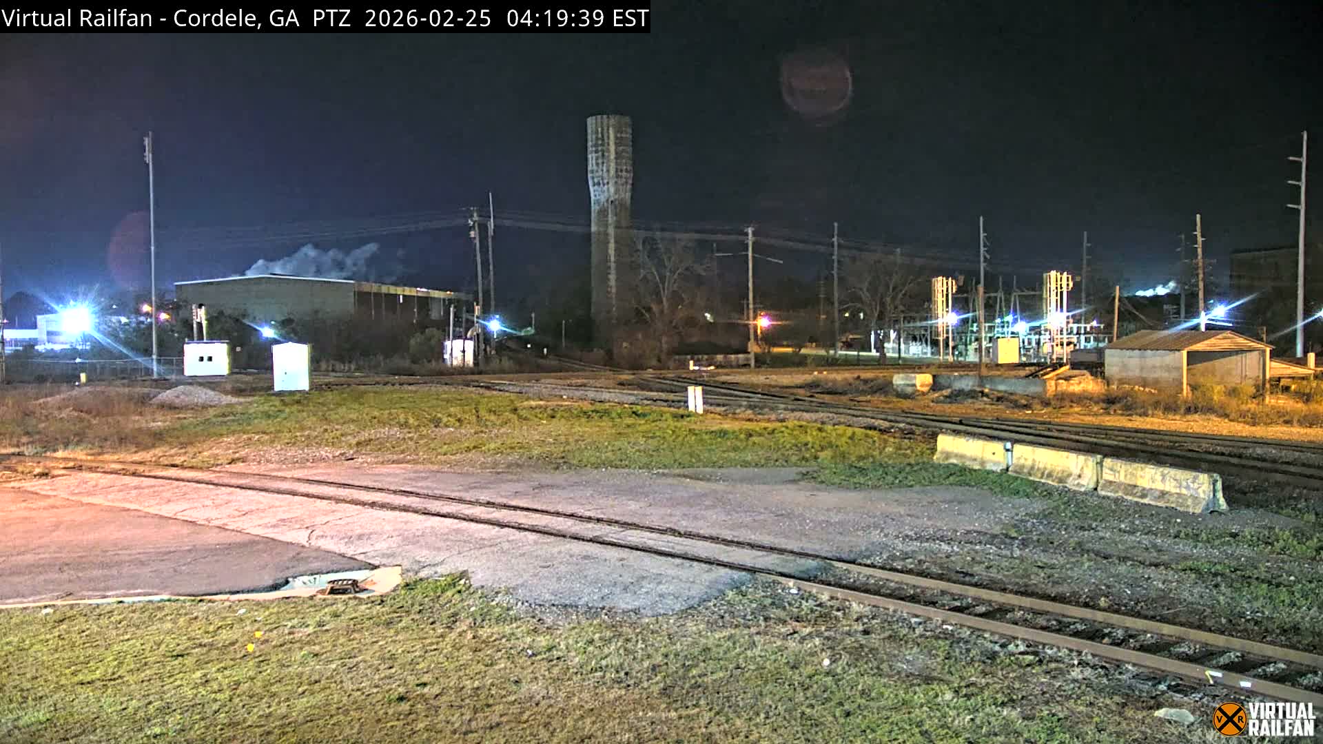 Cordele Railway Park &  CSX/NS&NOG Trains Junction Live Cam - Cordele, Crisp, Georgia, USA