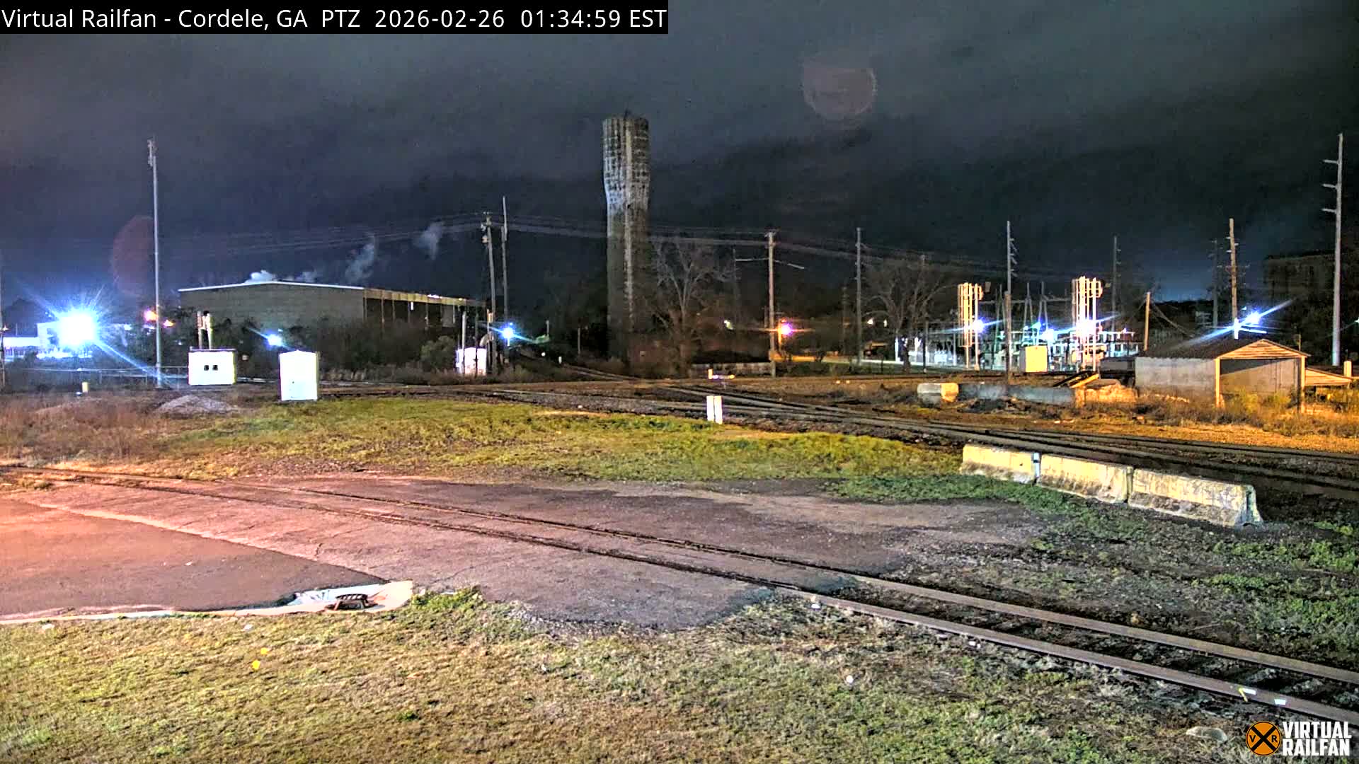 Cordele Railway Park &  CSX/NS&NOG Trains Junction Live Cam - Cordele, Crisp, Georgia, USA