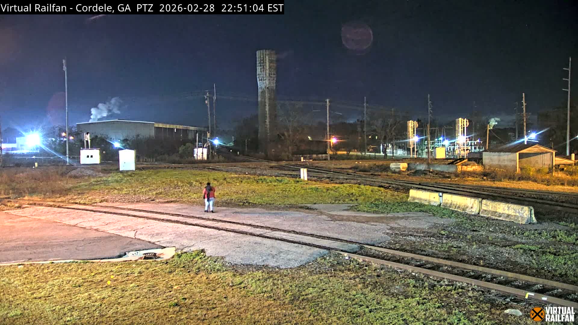 Cordele Railway Park &  CSX/NS&NOG Trains Junction Live Cam - Cordele, Crisp, Georgia, USA