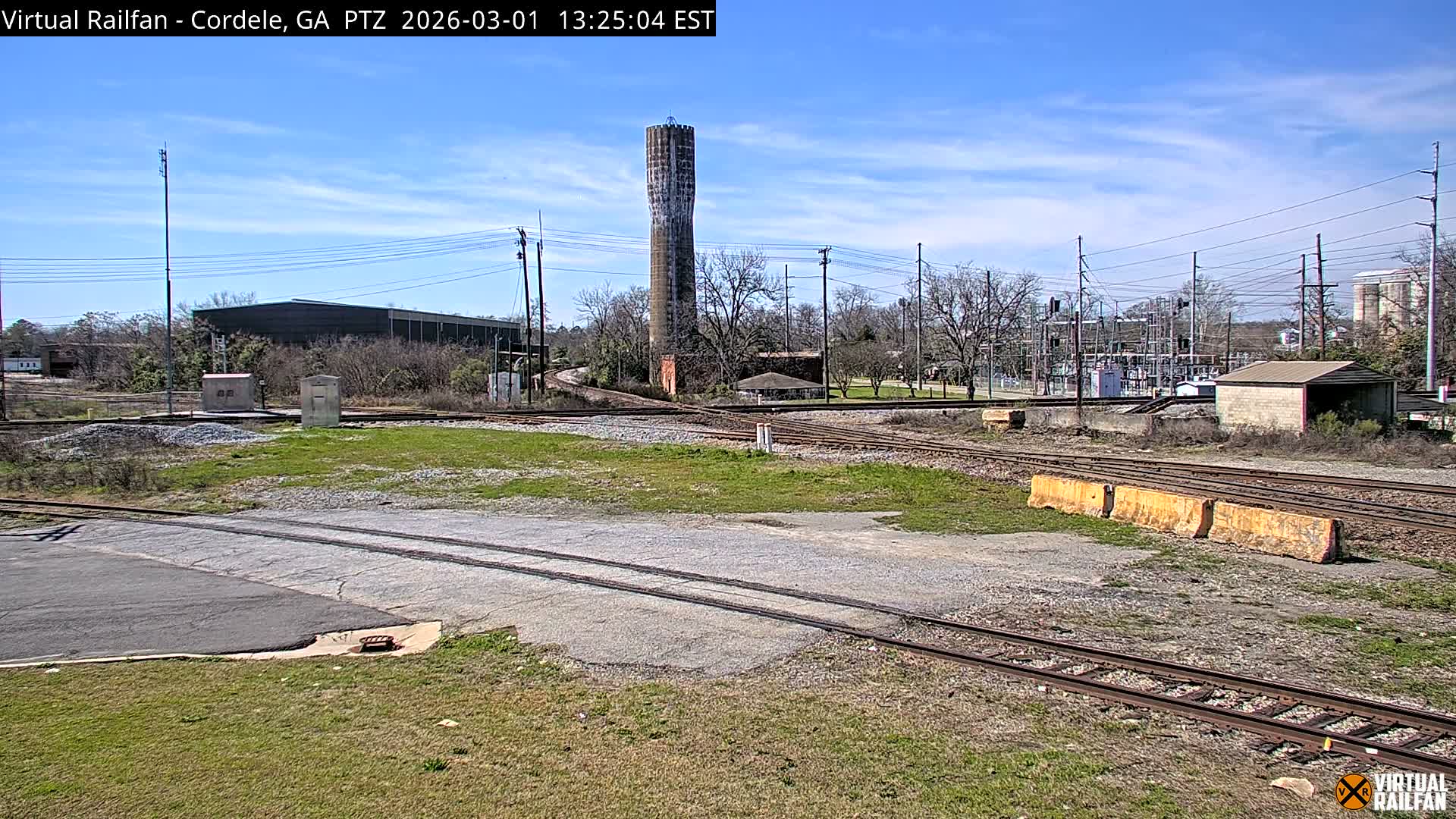 Cordele Railway Park &  CSX/NS&NOG Trains Junction Live Cam - Cordele, Crisp, Georgia, USA