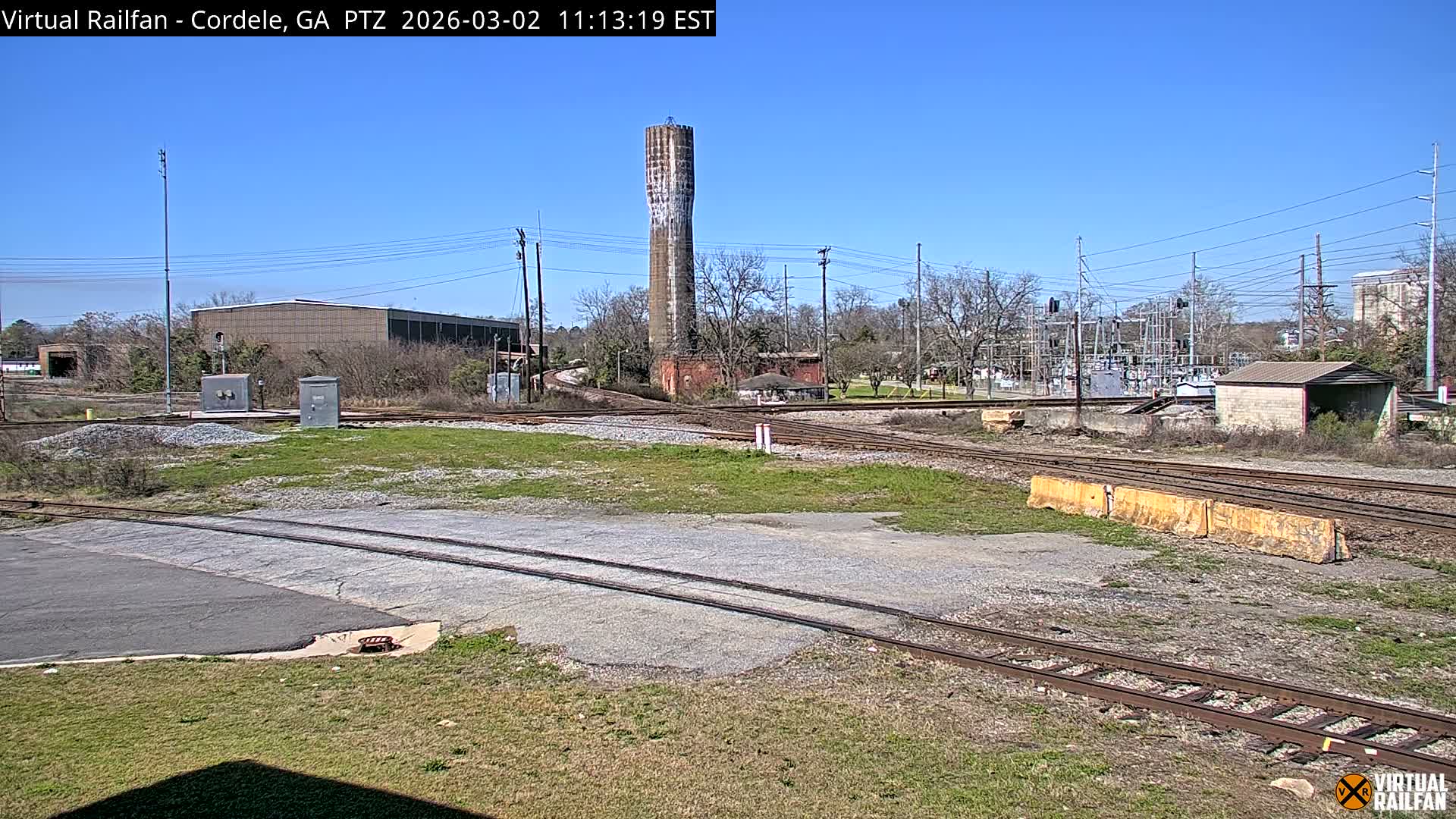 Cordele Railway Park &  CSX/NS&NOG Trains Junction Live Cam - Cordele, Crisp, Georgia, USA
