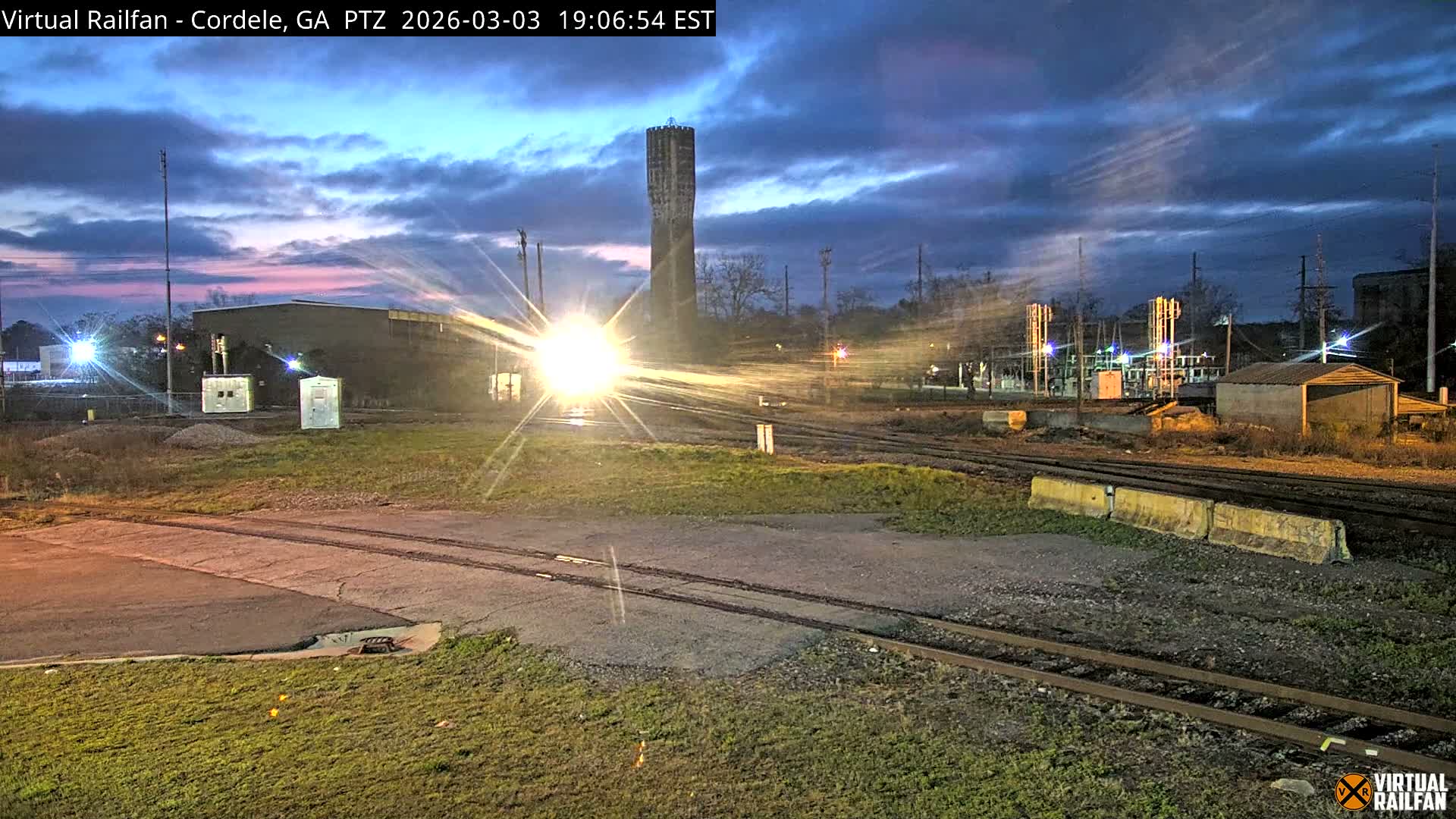 Cordele Railway Park &  CSX/NS&NOG Trains Junction Live Cam - Cordele, Crisp, Georgia, USA