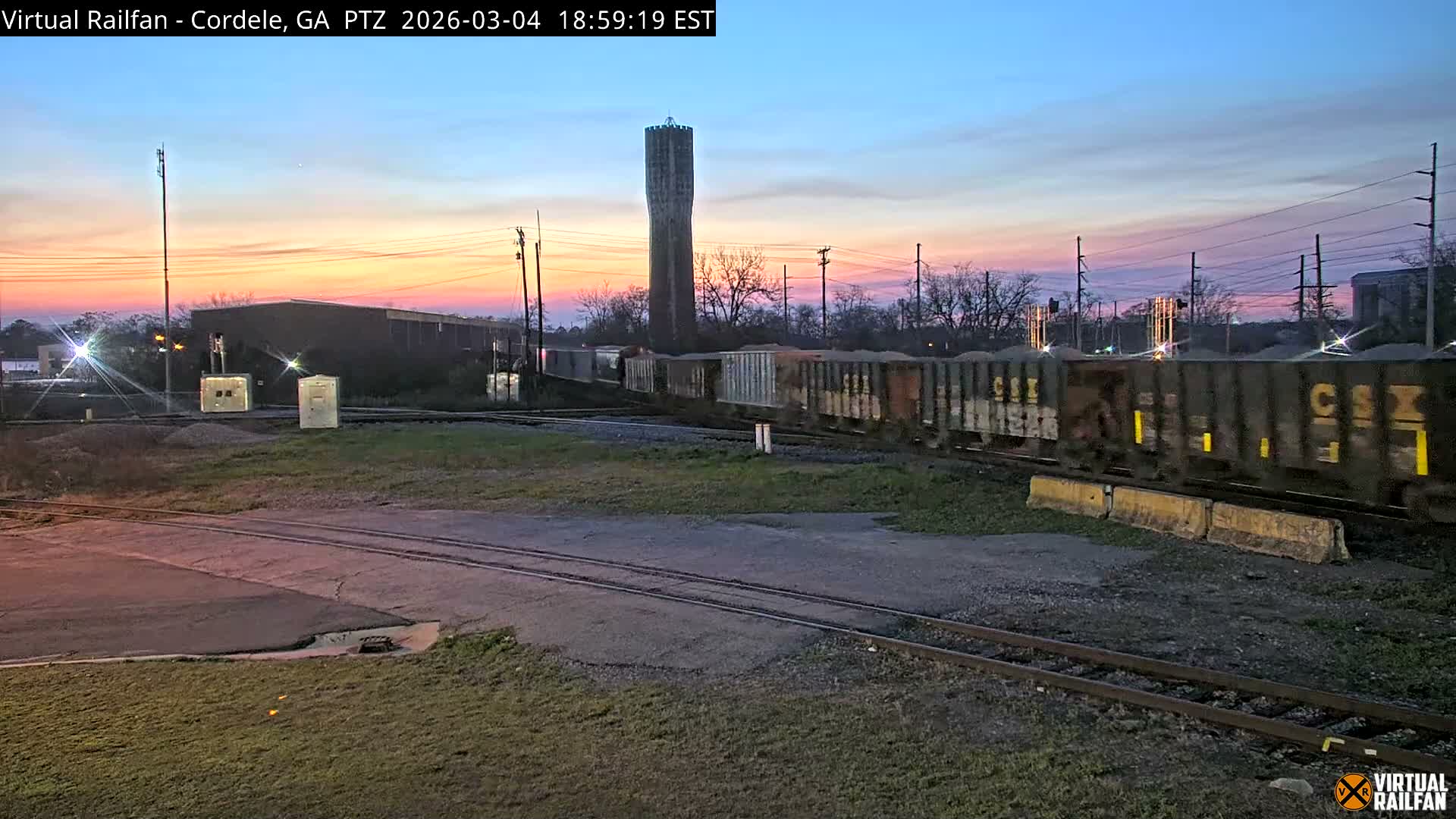 Cordele Railway Park &  CSX/NS&NOG Trains Junction Live Cam - Cordele, Crisp, Georgia, USA