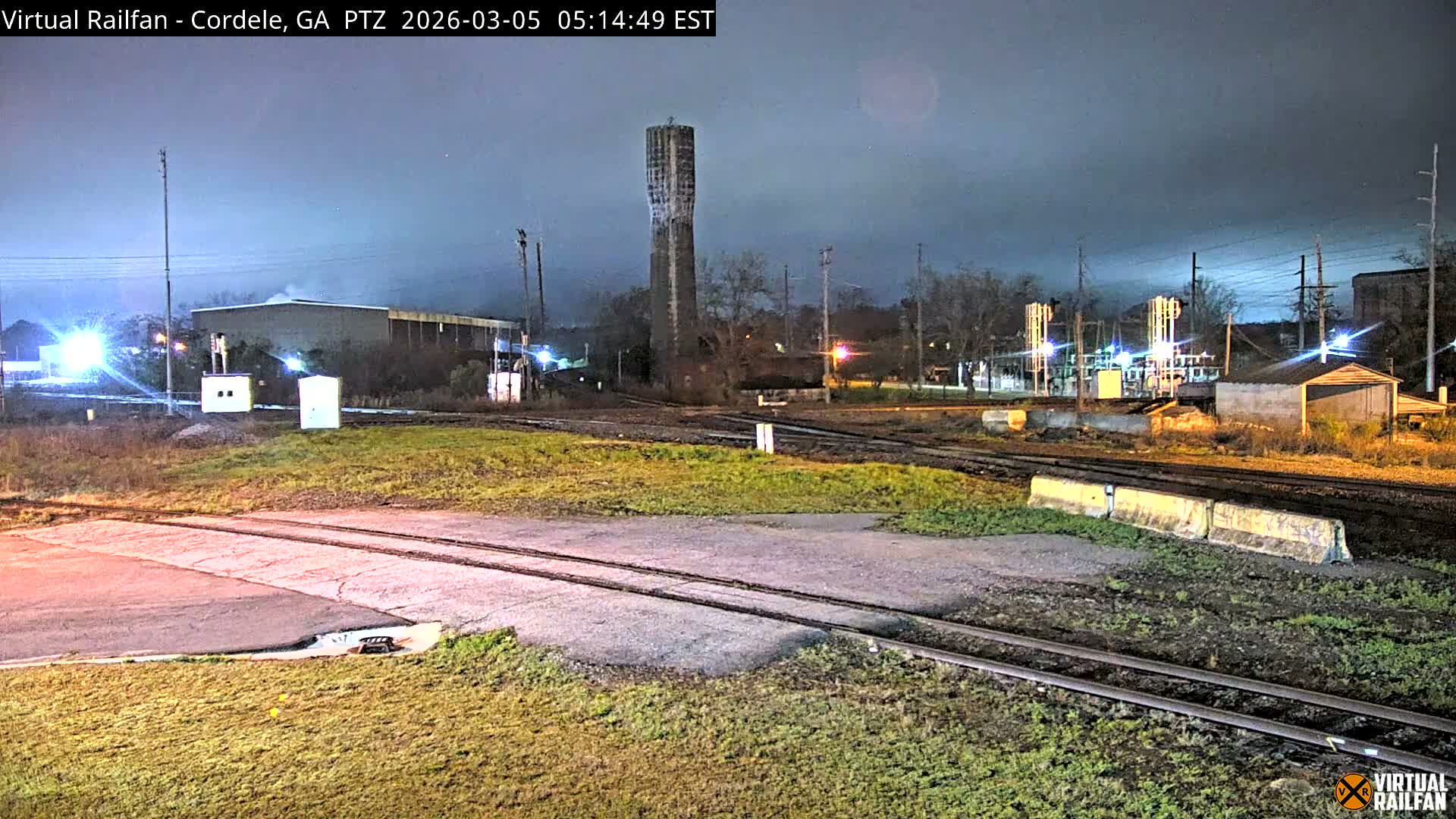 Cordele Railway Park &  CSX/NS&NOG Trains Junction Live Cam - Cordele, Crisp, Georgia, USA