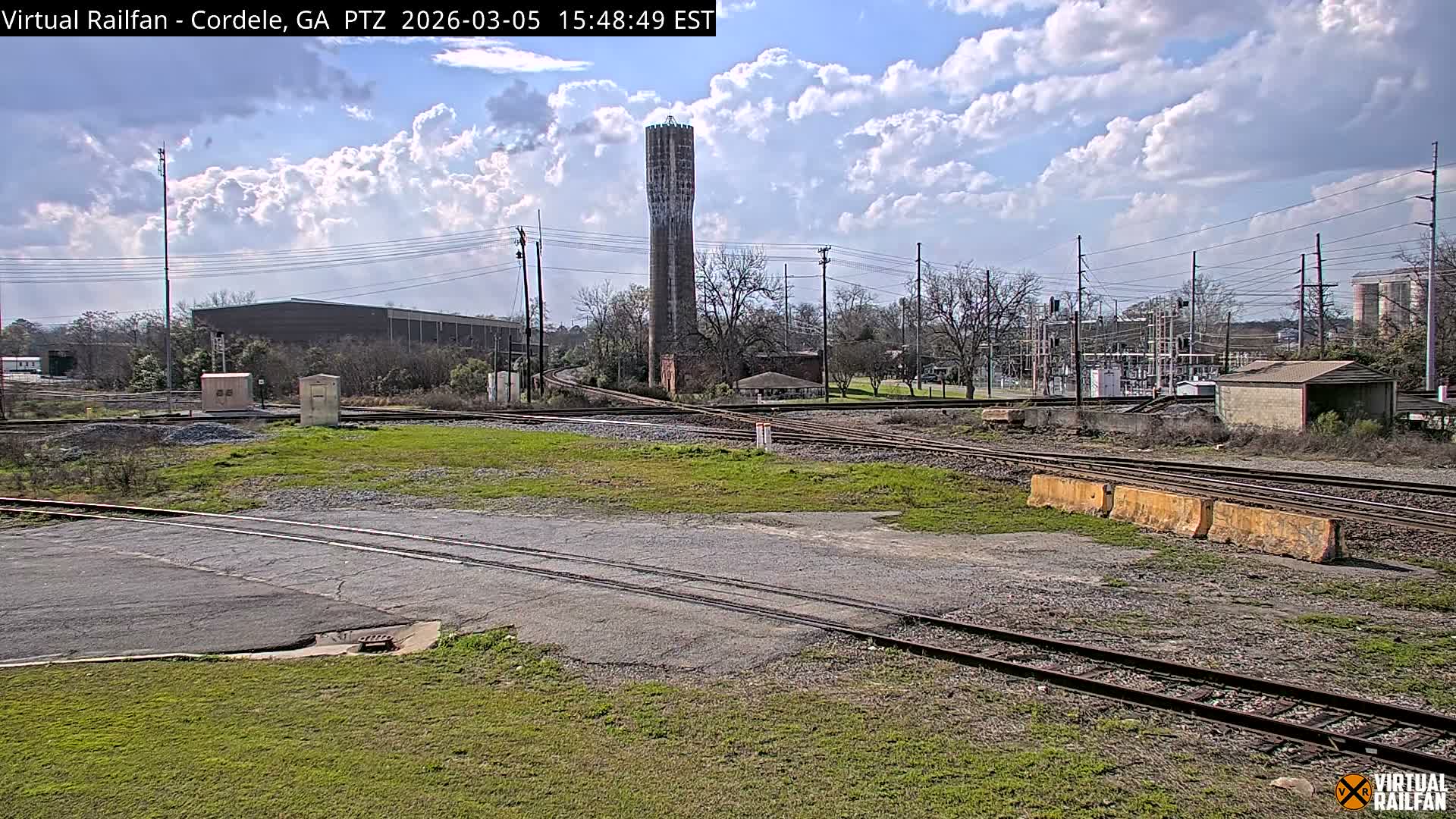 Cordele Railway Park &  CSX/NS&NOG Trains Junction Live Cam - Cordele, Crisp, Georgia, USA