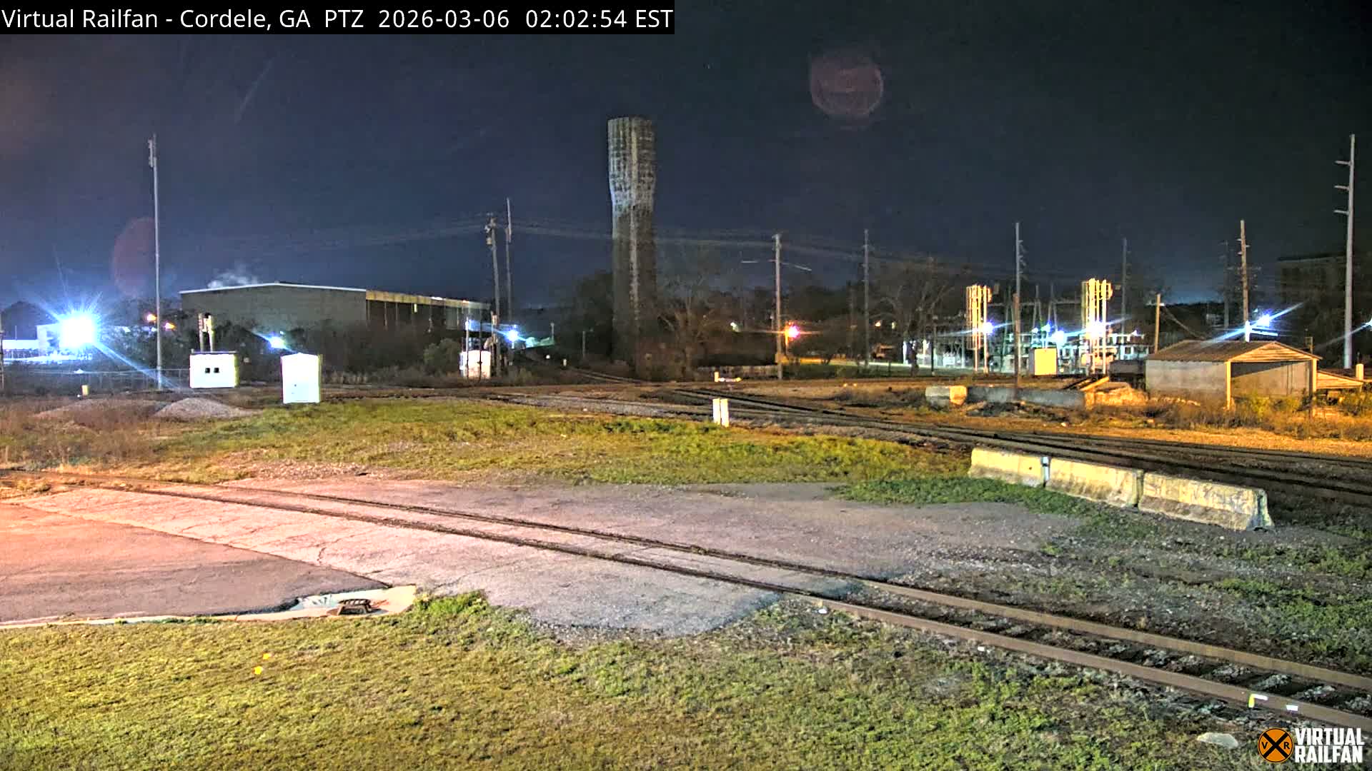 Cordele Railway Park &  CSX/NS&NOG Trains Junction Live Cam - Cordele, Crisp, Georgia, USA
