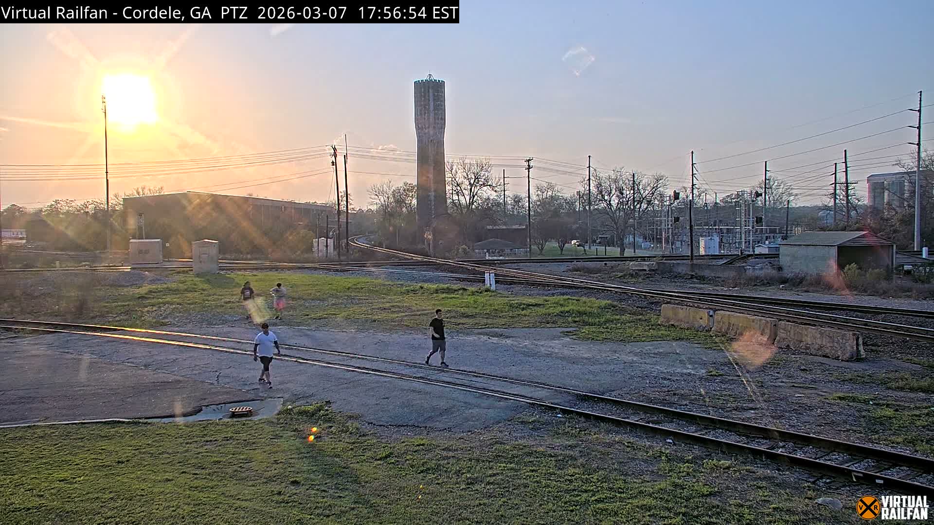Cordele Railway Park &  CSX/NS&NOG Trains Junction Live Cam - Cordele, Crisp, Georgia, USA