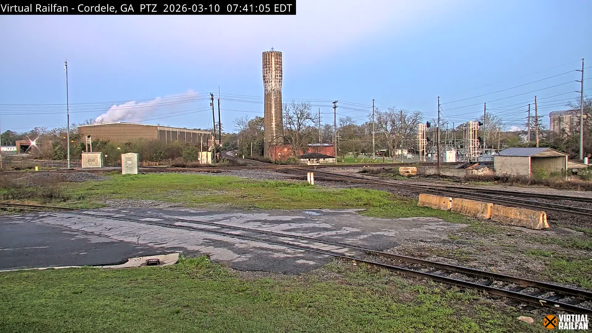 Cordele Railway Park &  CSX/NS&NOG Trains Junction Live Cam - Cordele, Crisp, Georgia, USA