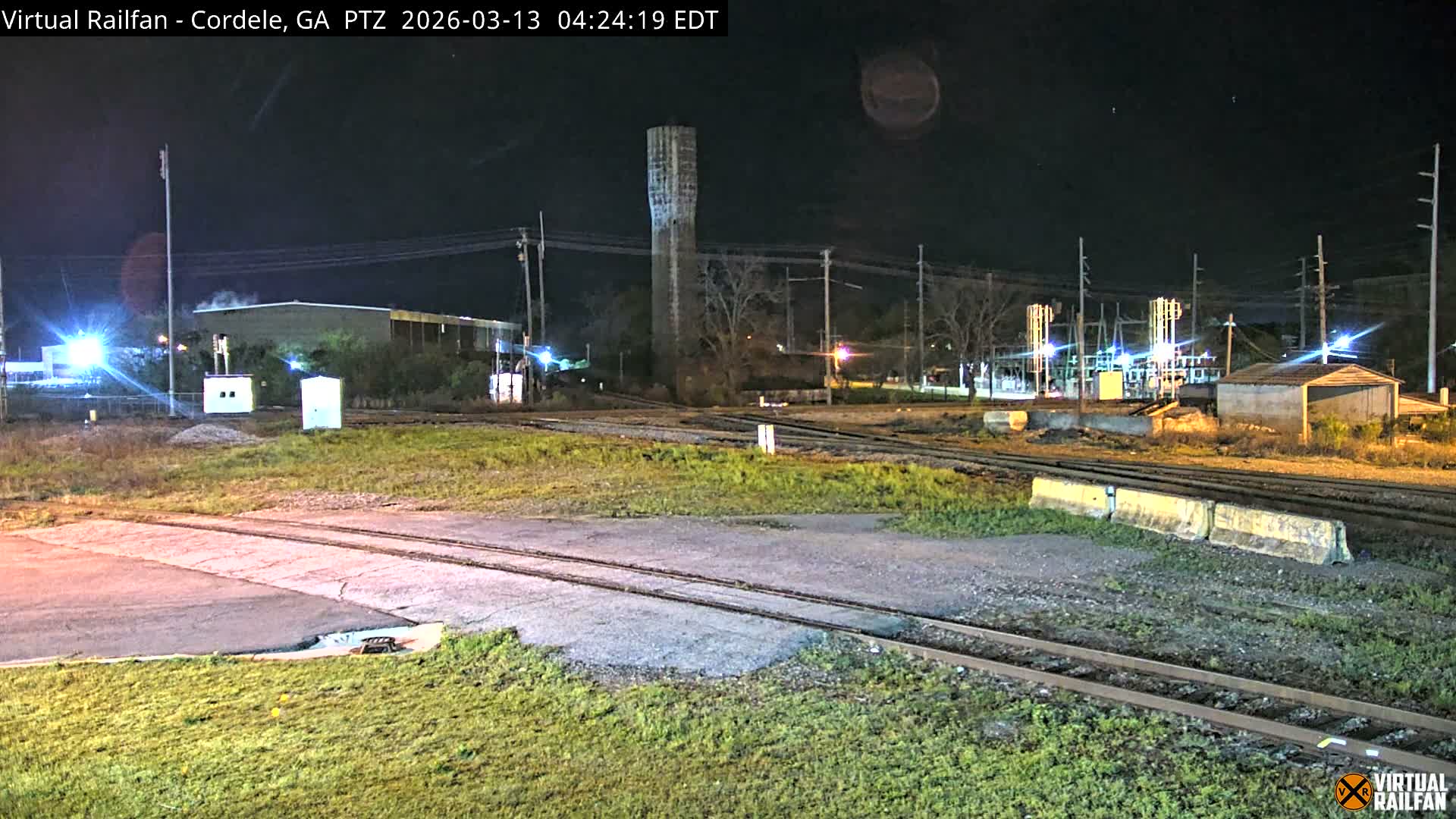Cordele Railway Park &  CSX/NS&NOG Trains Junction Live Cam - Cordele, Crisp, Georgia, USA