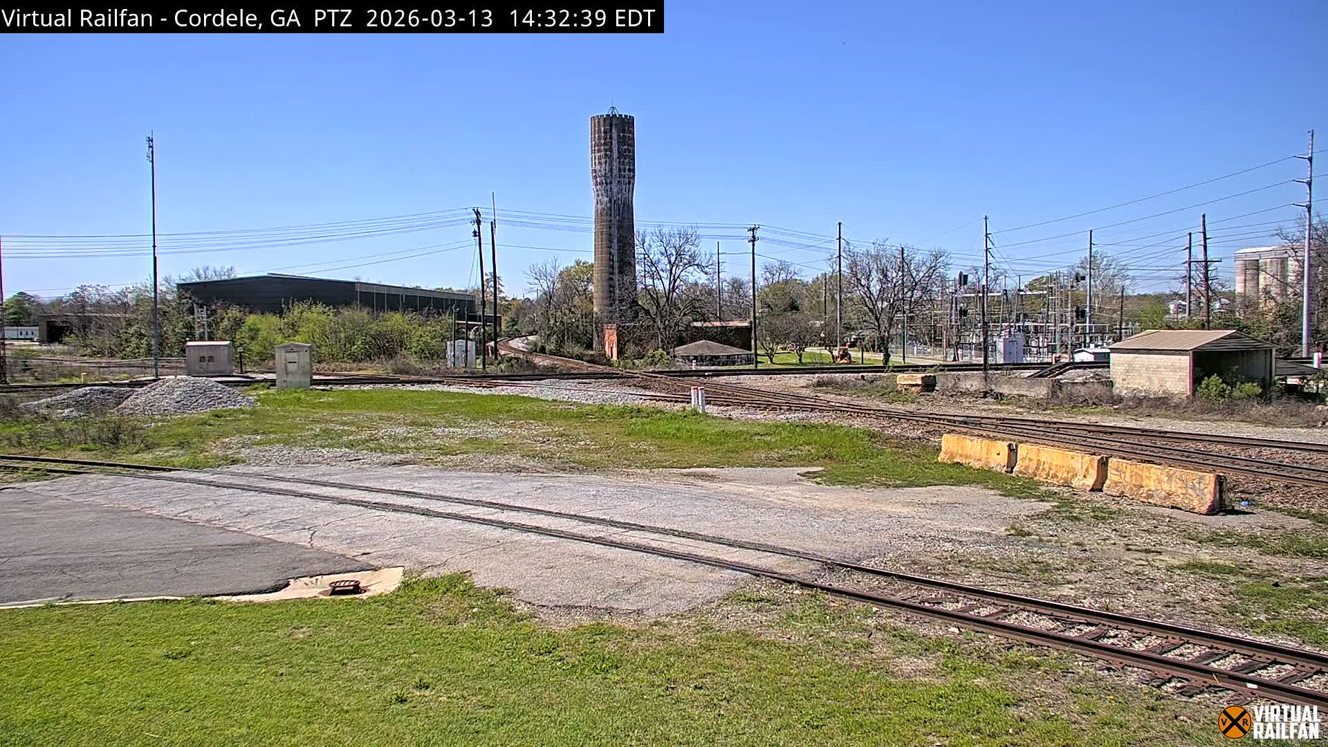 Cordele Railway Park &  CSX/NS&NOG Trains Junction Live Cam - Cordele, Crisp, Georgia, USA