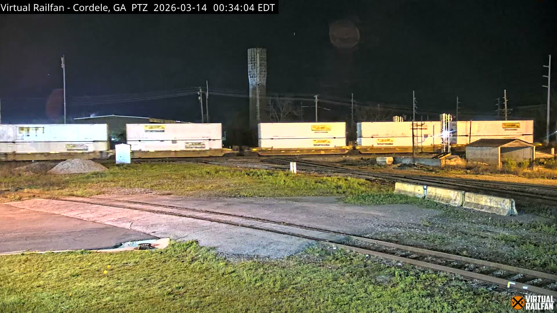 Cordele Railway Park &  CSX/NS&NOG Trains Junction Live Cam - Cordele, Crisp, Georgia, USA