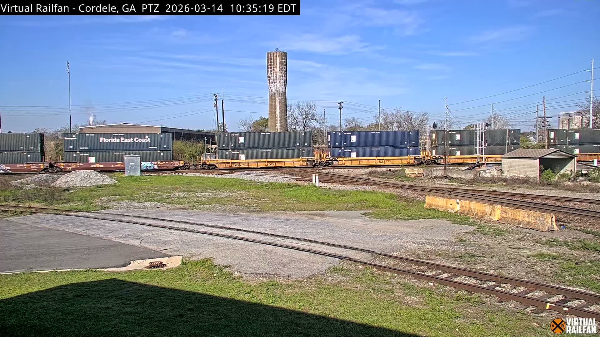 Cordele Railway Park &  CSX/NS&NOG Trains Junction Live Cam - Cordele, Crisp, Georgia, USA