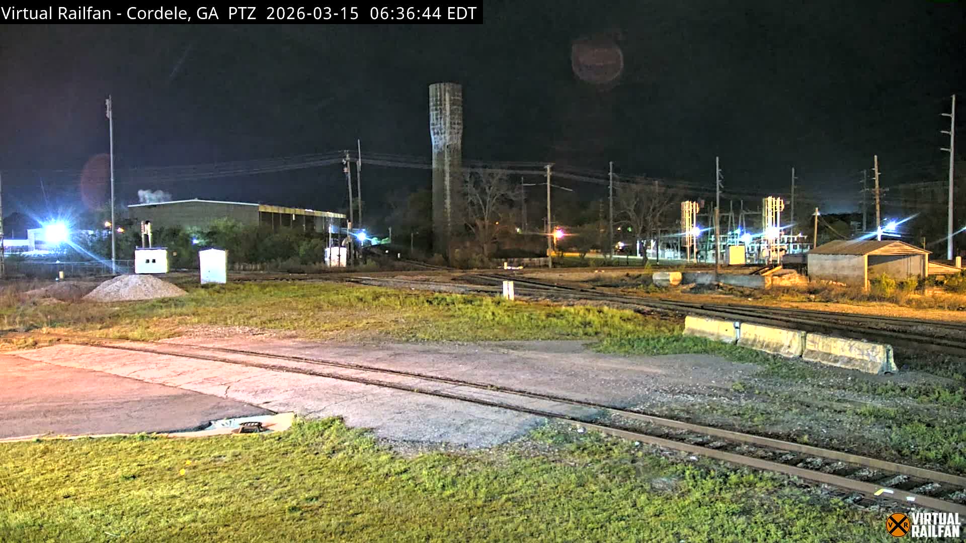Cordele Railway Park &  CSX/NS&NOG Trains Junction Live Cam - Cordele, Crisp, Georgia, USA
